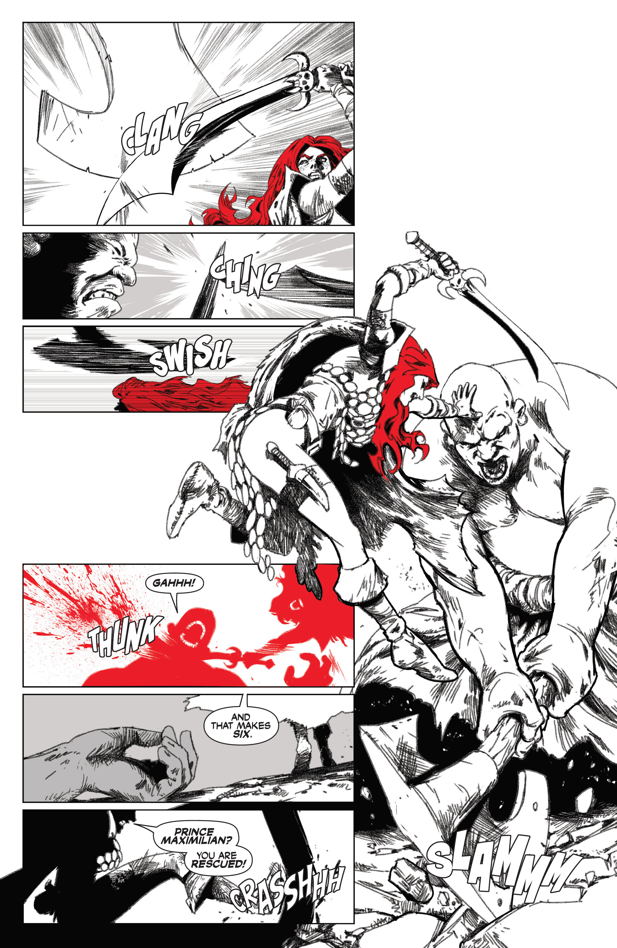 Red Sonja: Black, White, Red (2021-) issue 6 - Page 12