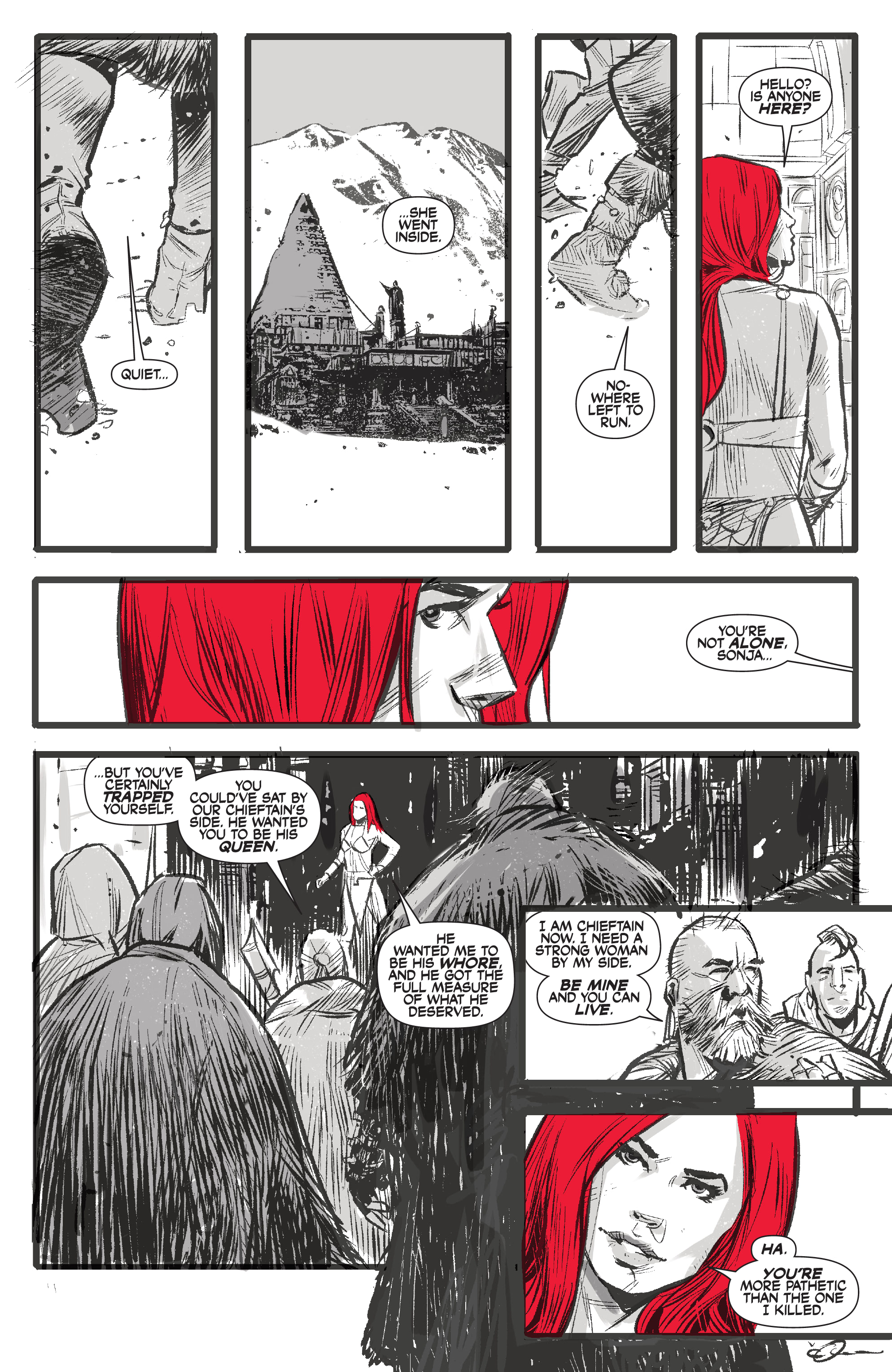 Red Sonja: Black, White, Red (2021-) issue 7 - Page 9