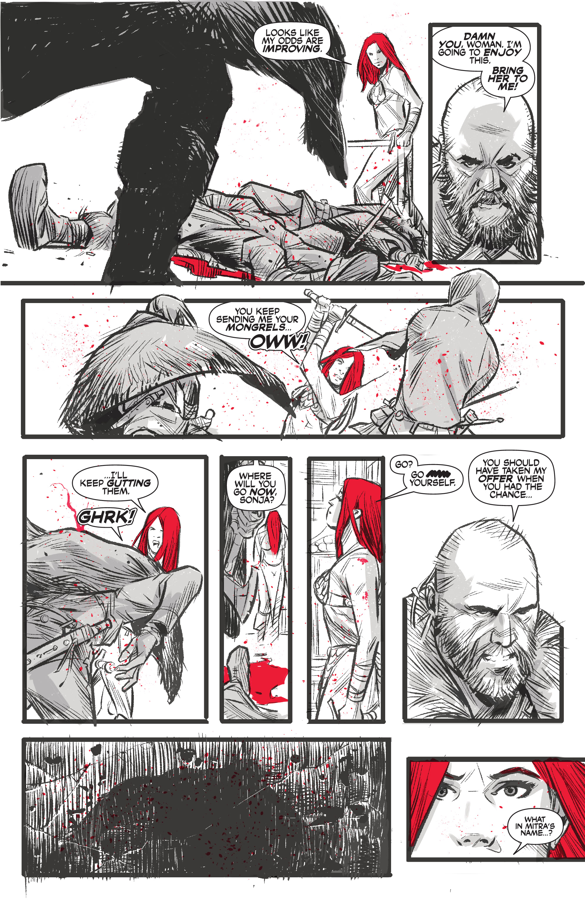 Red Sonja: Black, White, Red (2021-) issue 7 - Page 11