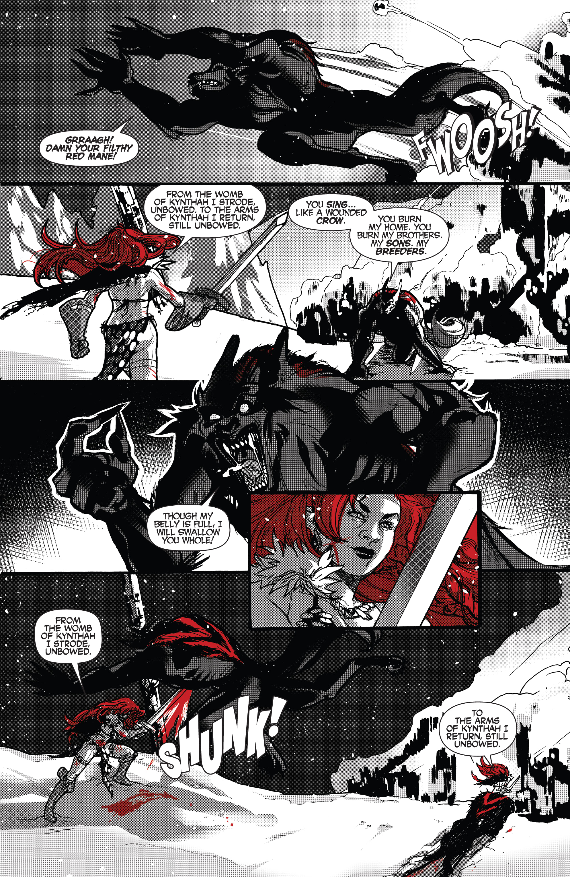 Red Sonja: Black, White, Red (2021-) issue 7 - Page 24