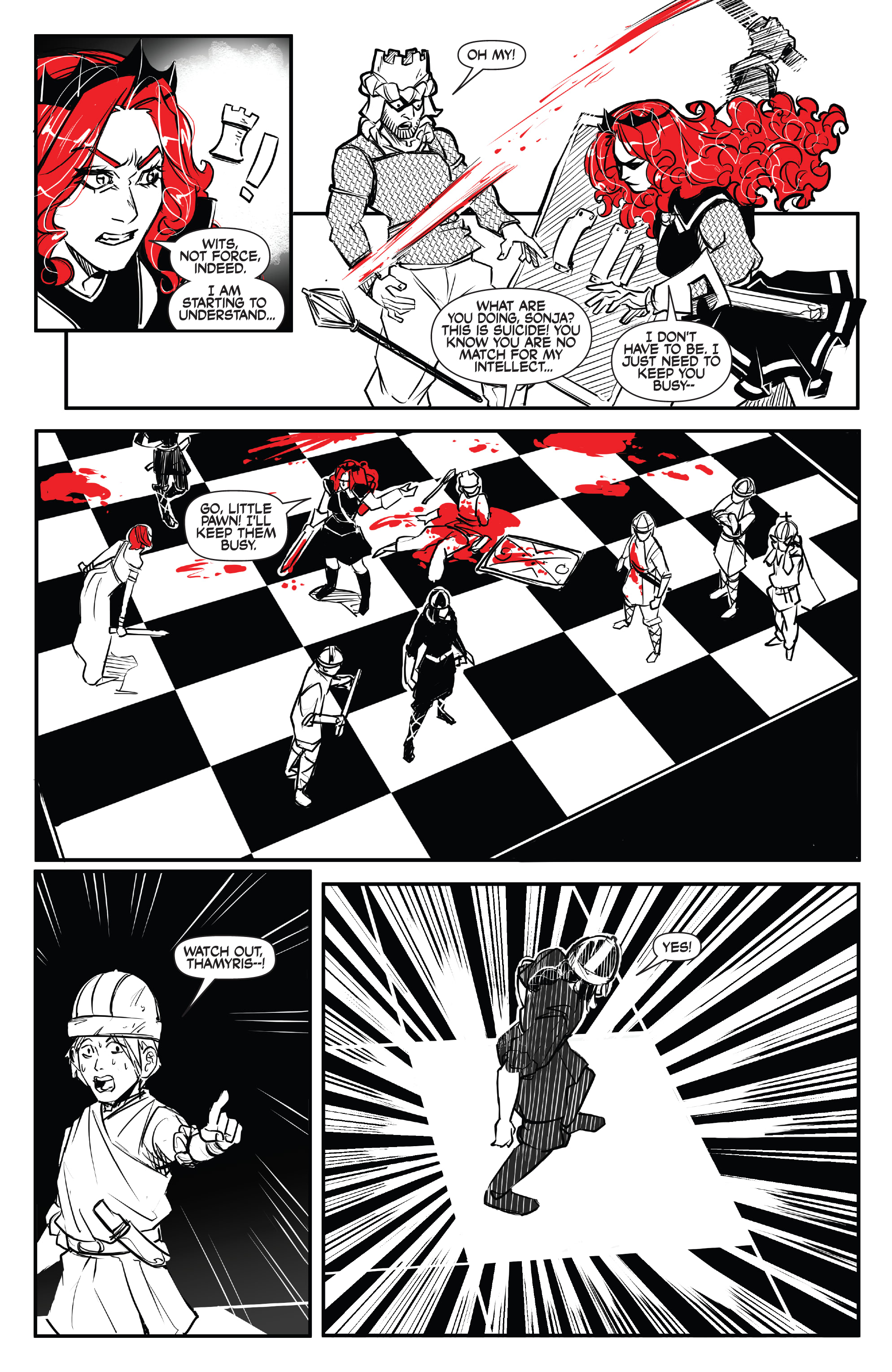 Red Sonja: Black, White, Red (2021-) issue 7 - Page 32