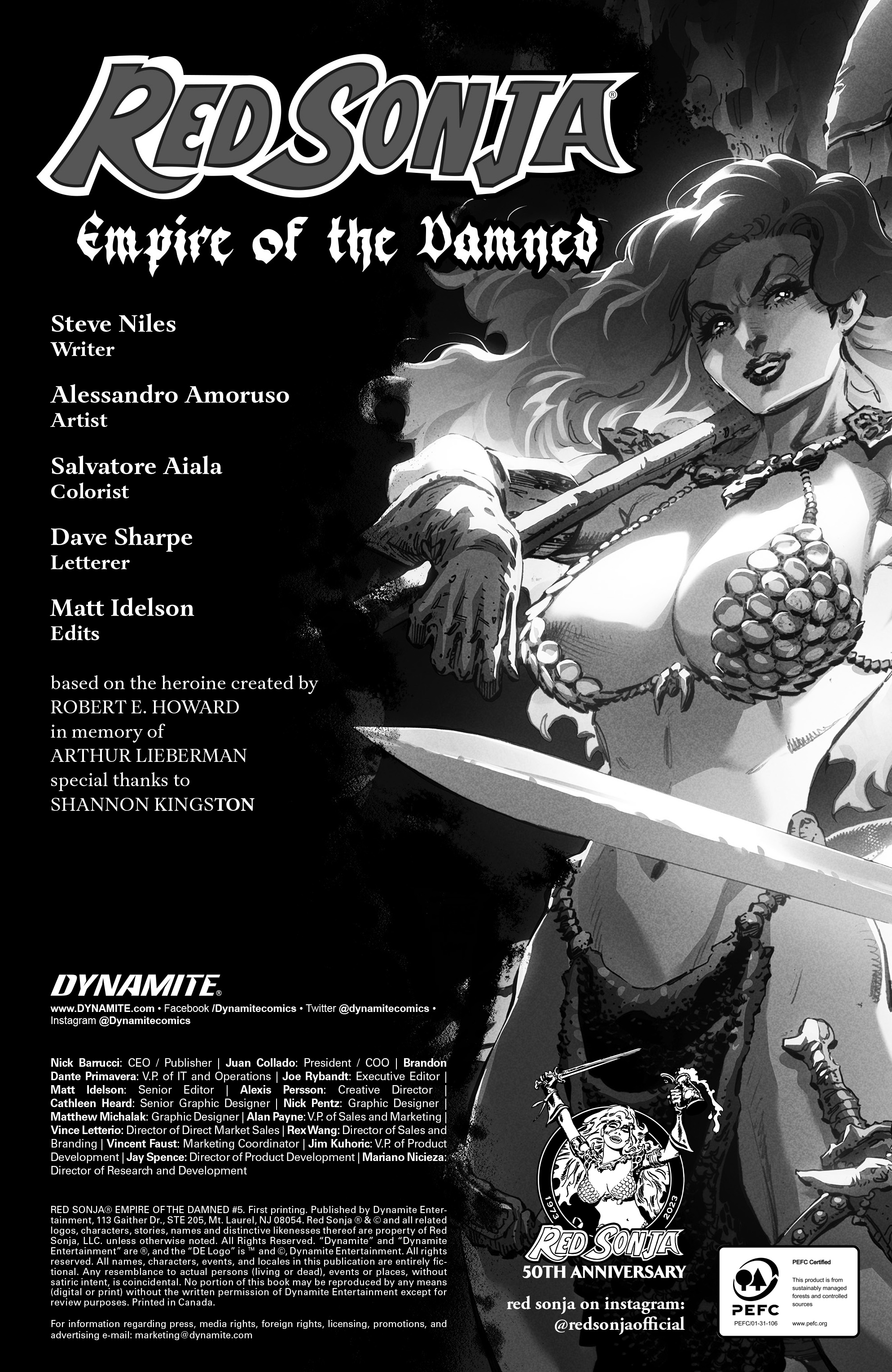 Red Sonja: Empire of the Damned (2024-) issue 5 - Page 5