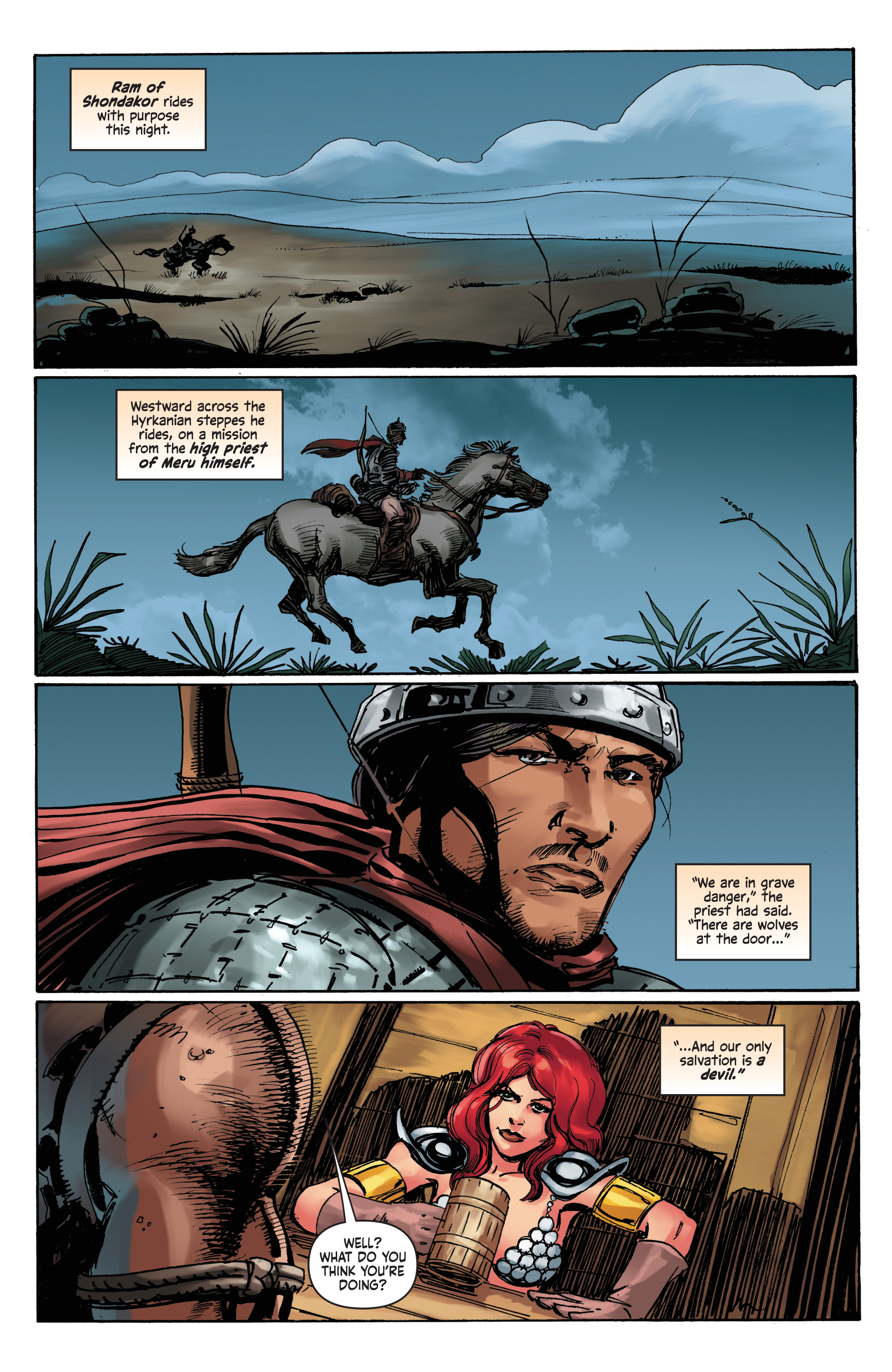 Red Sonja: The Long Walk To Oblivion (2017): Chapter 1 - Page 3