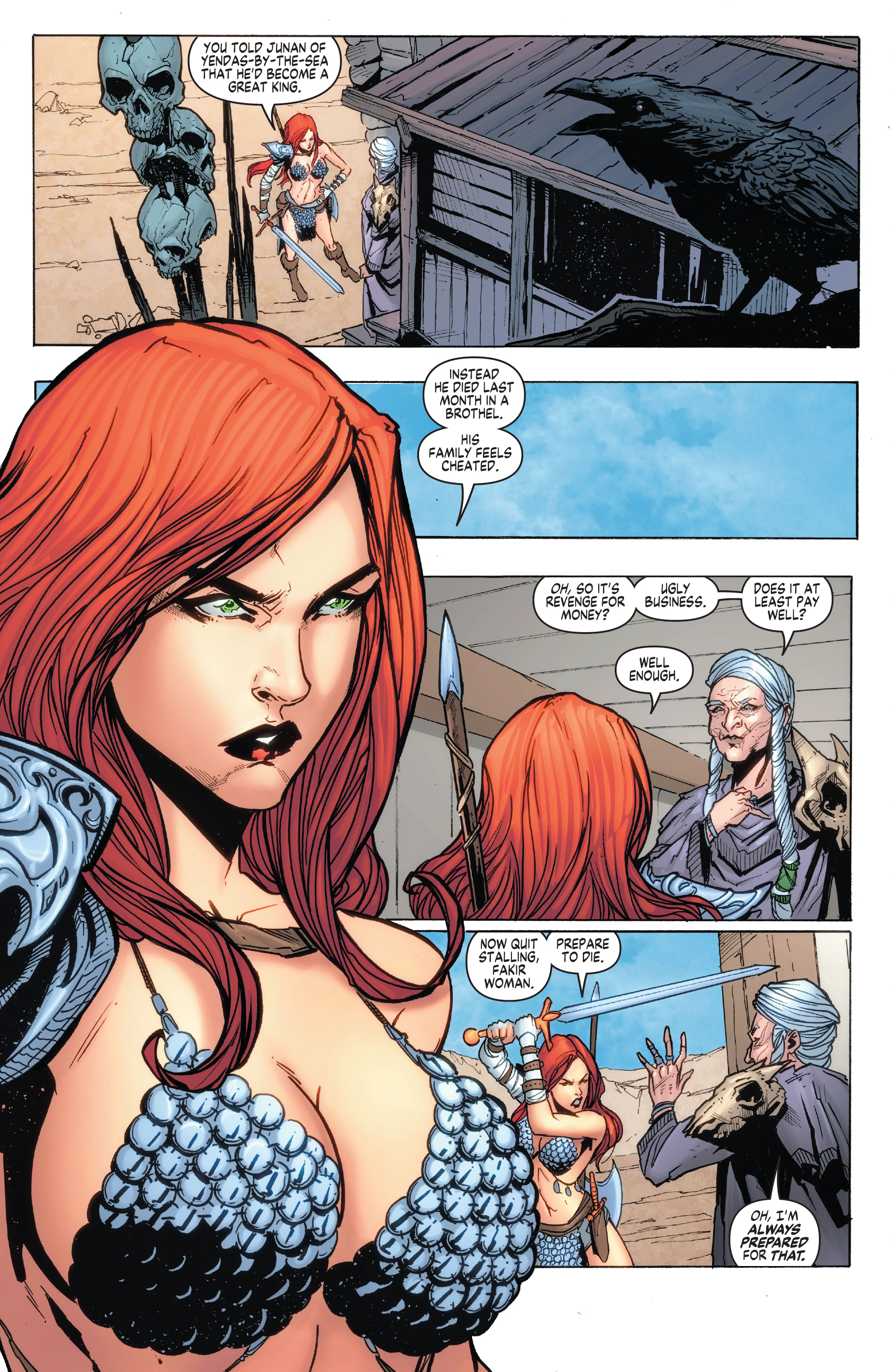 Red Sonja Valentine's Special One-Shot (2021) issue 1 - Page 6