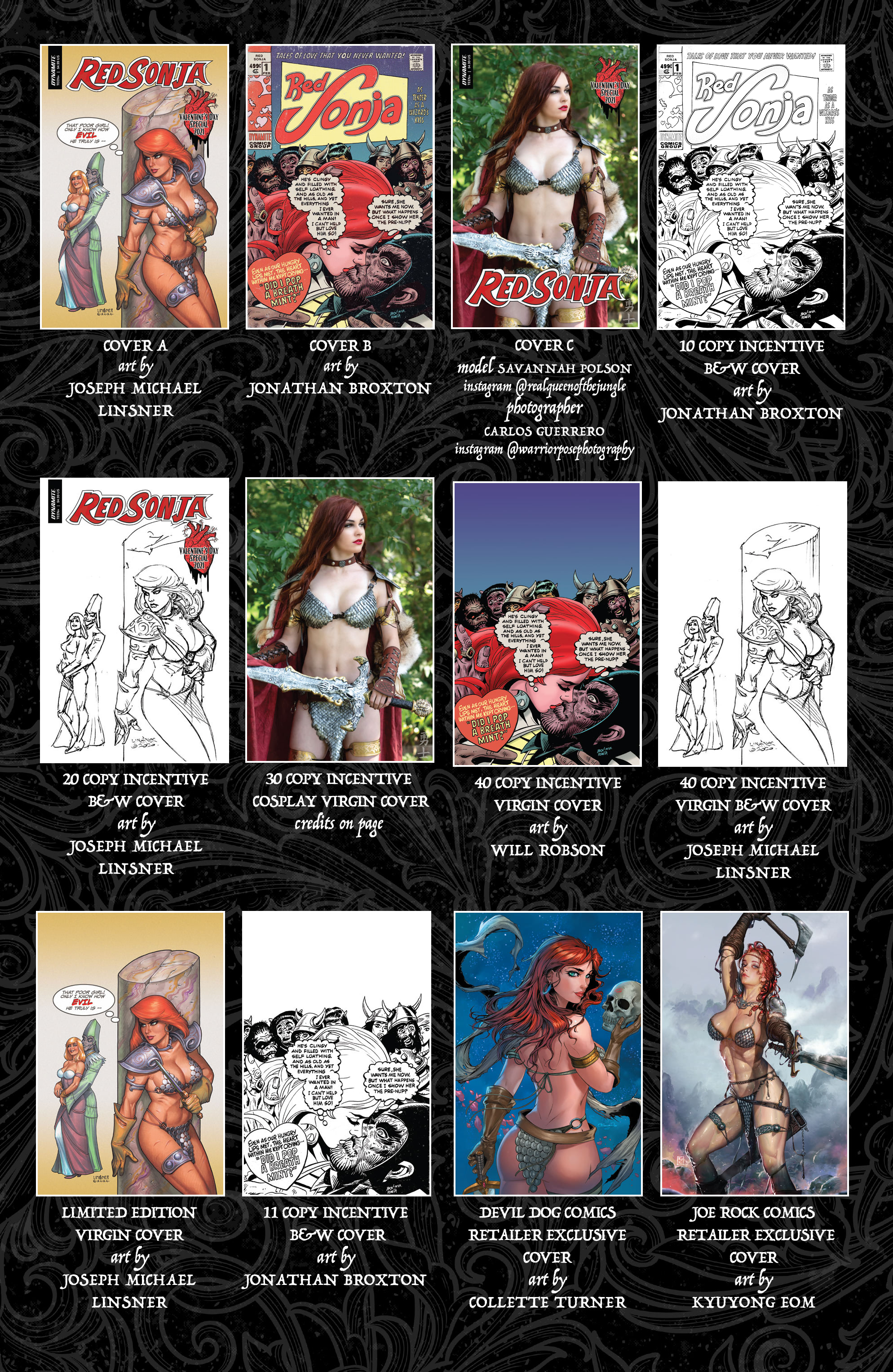 Red Sonja Valentine's Special One-Shot (2021) issue 1 - Page 36