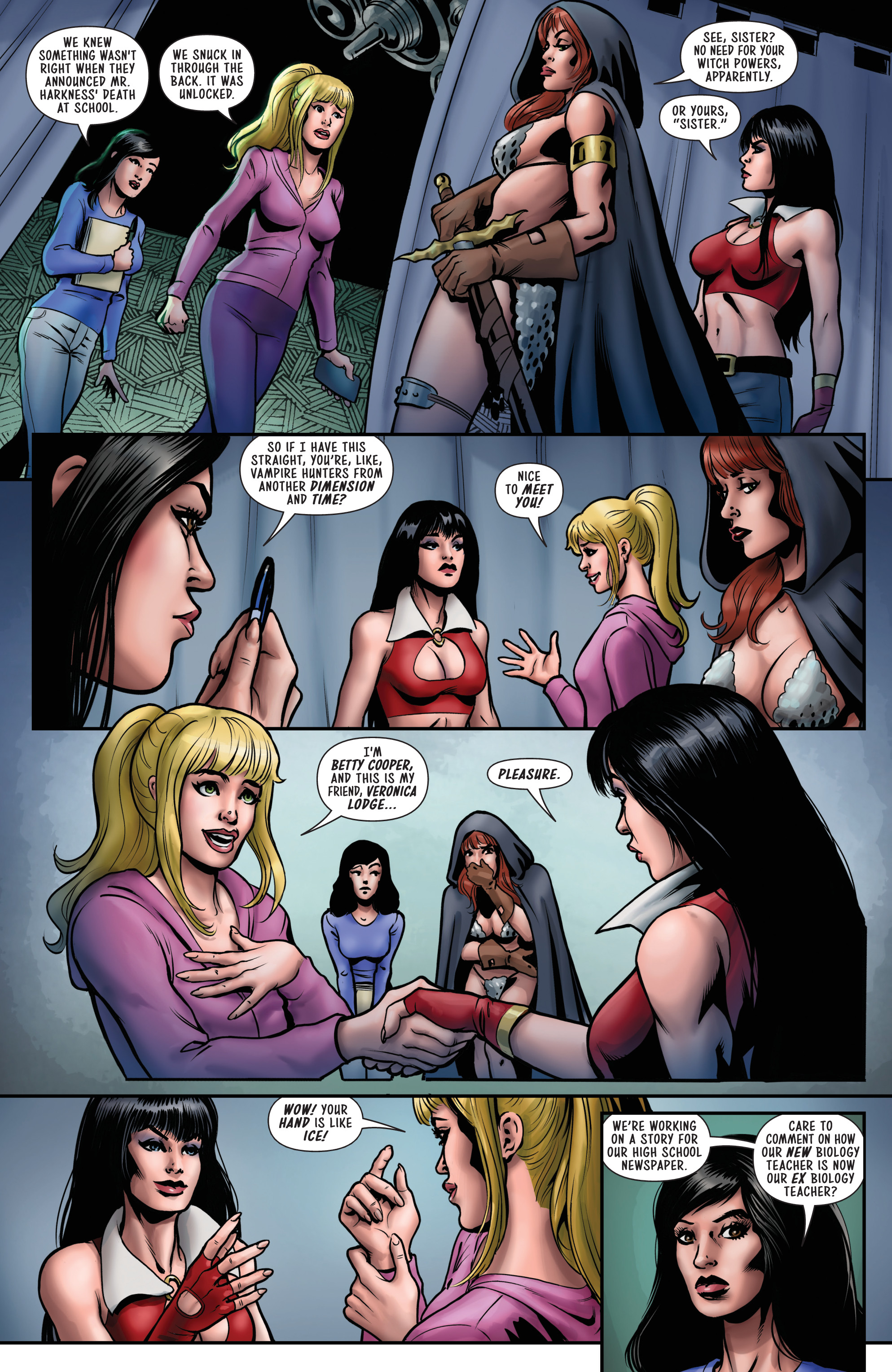 Red Sonja & Vampirella Meet Betty & Veronica (2019-) issue 1 - Page 17