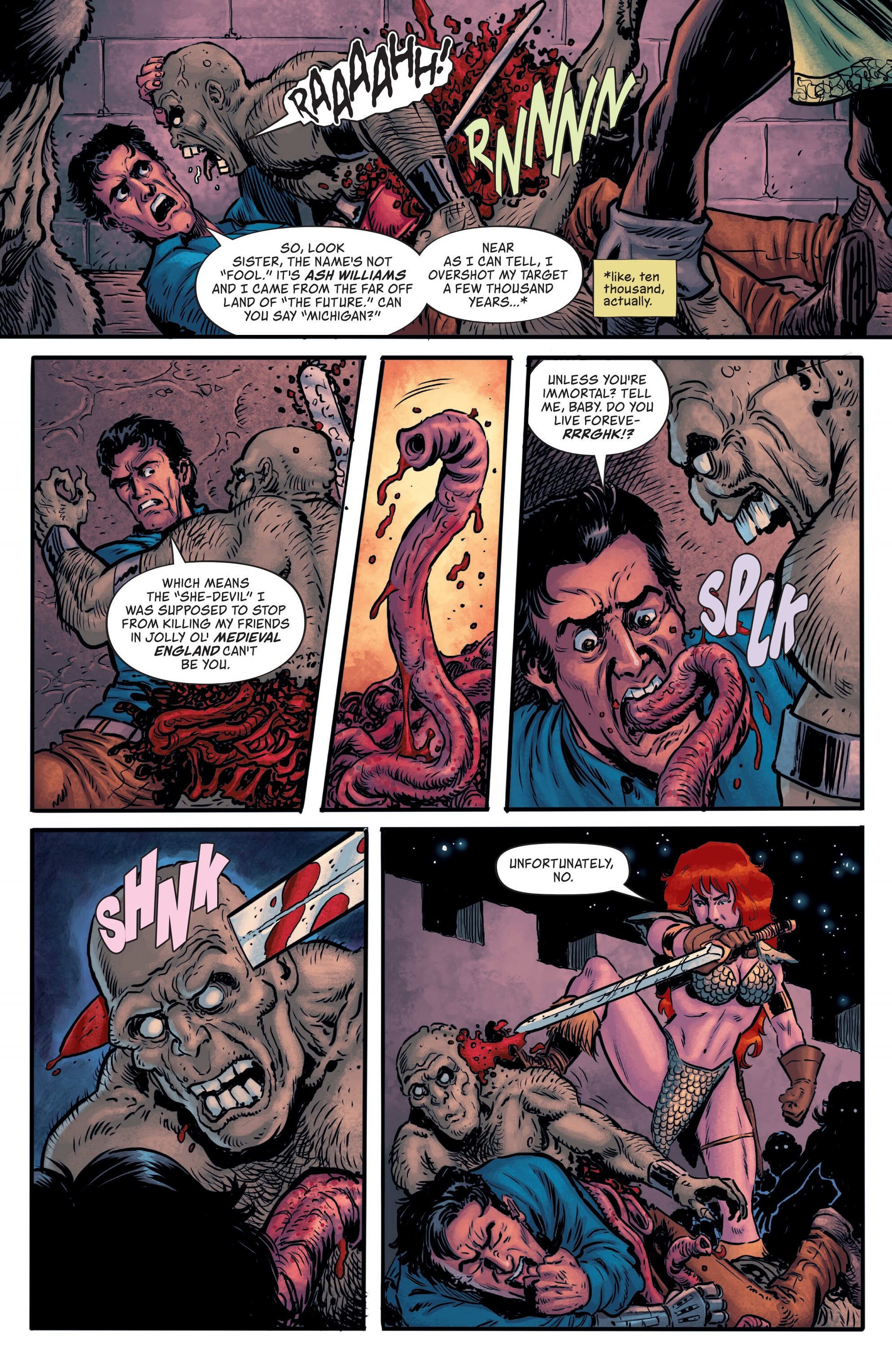 Red Sonja vs. the Army of Darkness (2025-): Chapter 2 - Page 8