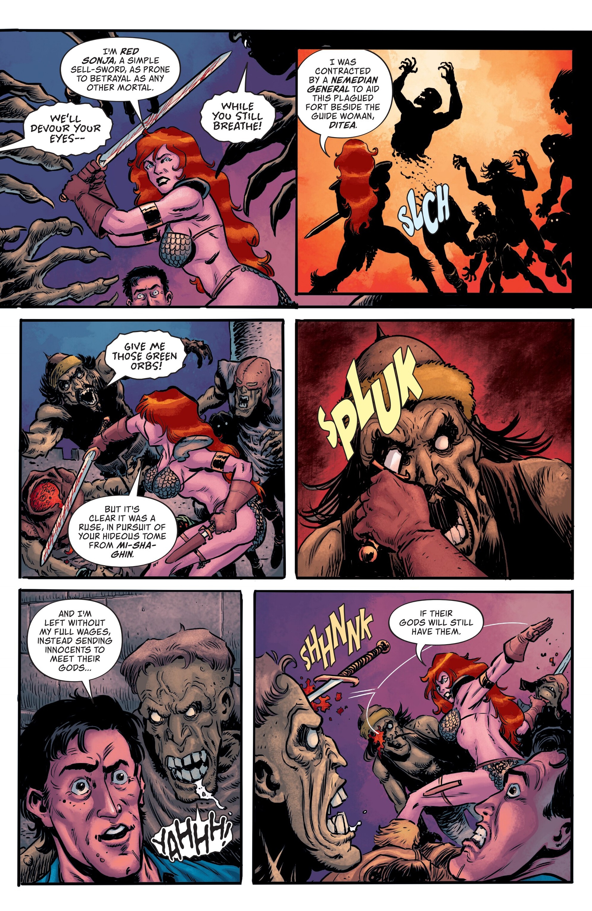 Red Sonja vs. the Army of Darkness (2025-): Chapter 2 - Page 9