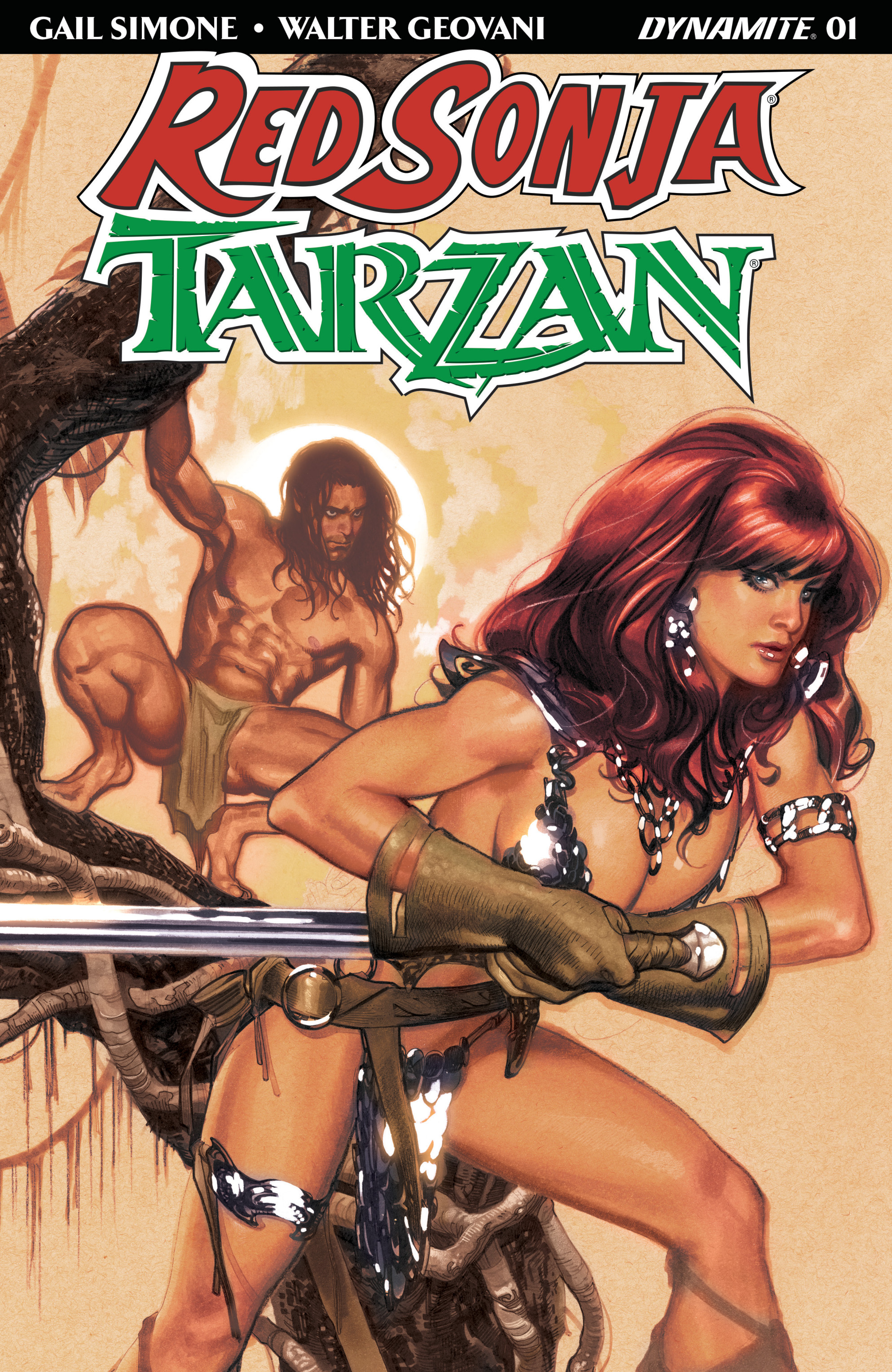 Red Sonja/Tarzan (2018-): Chapter 1 - Page 1
