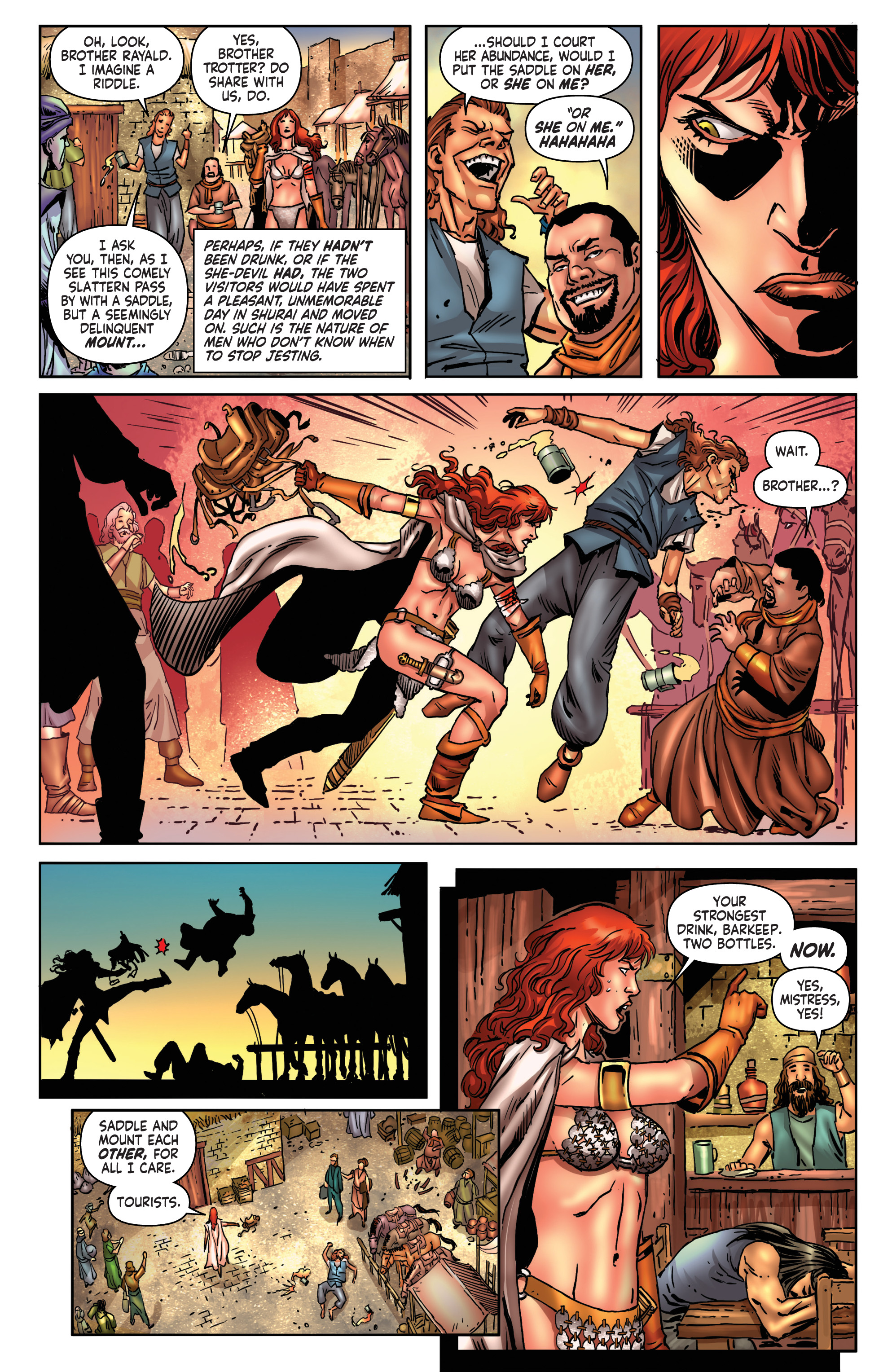 Red Sonja/Tarzan (2018-) issue 1 - Page 12