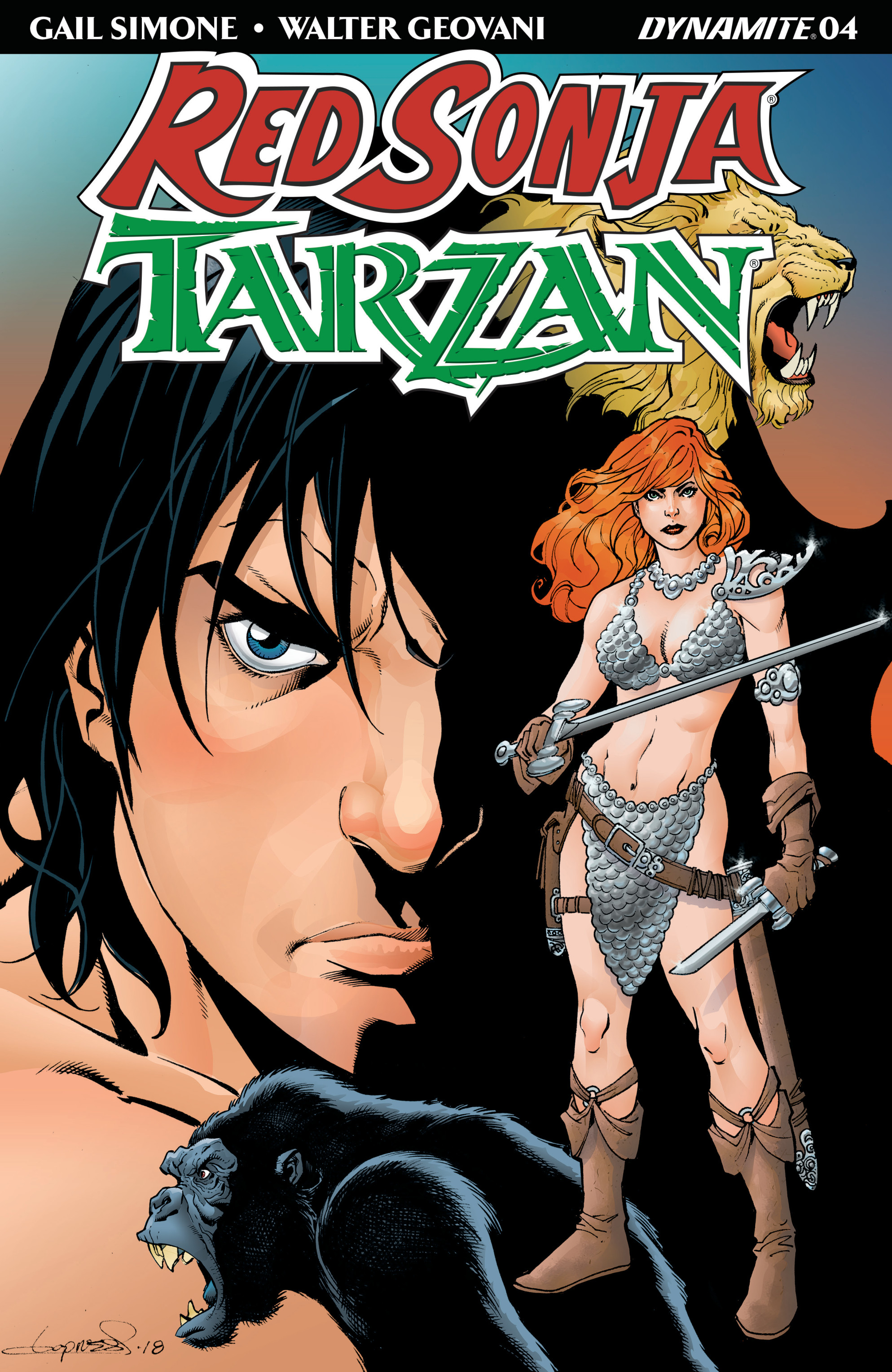 Red Sonja/Tarzan (2018-)-Red Sonja/Tarzan (2018-) #4