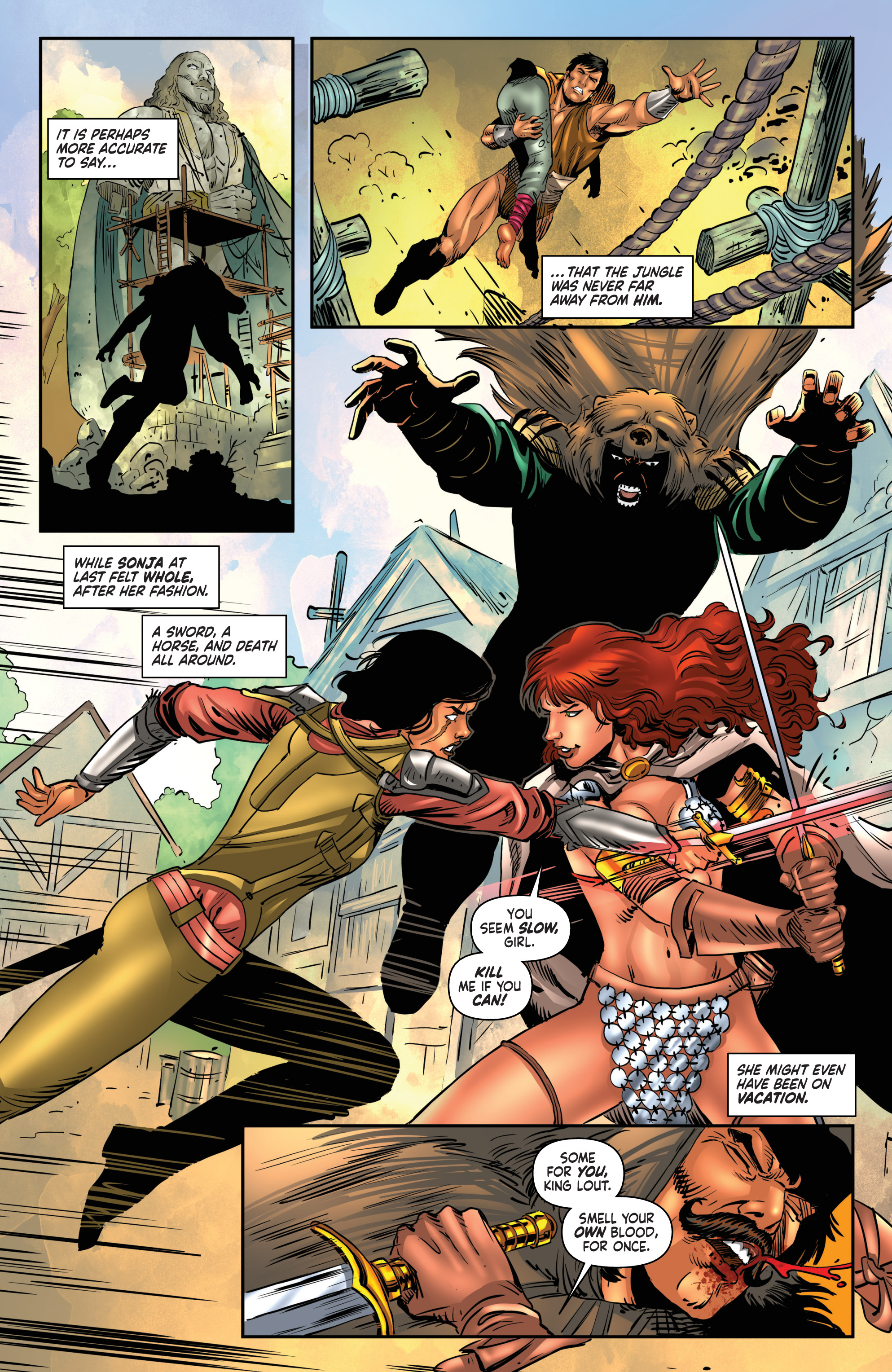 Red Sonja/Tarzan (2018-) issue 4 - Page 25