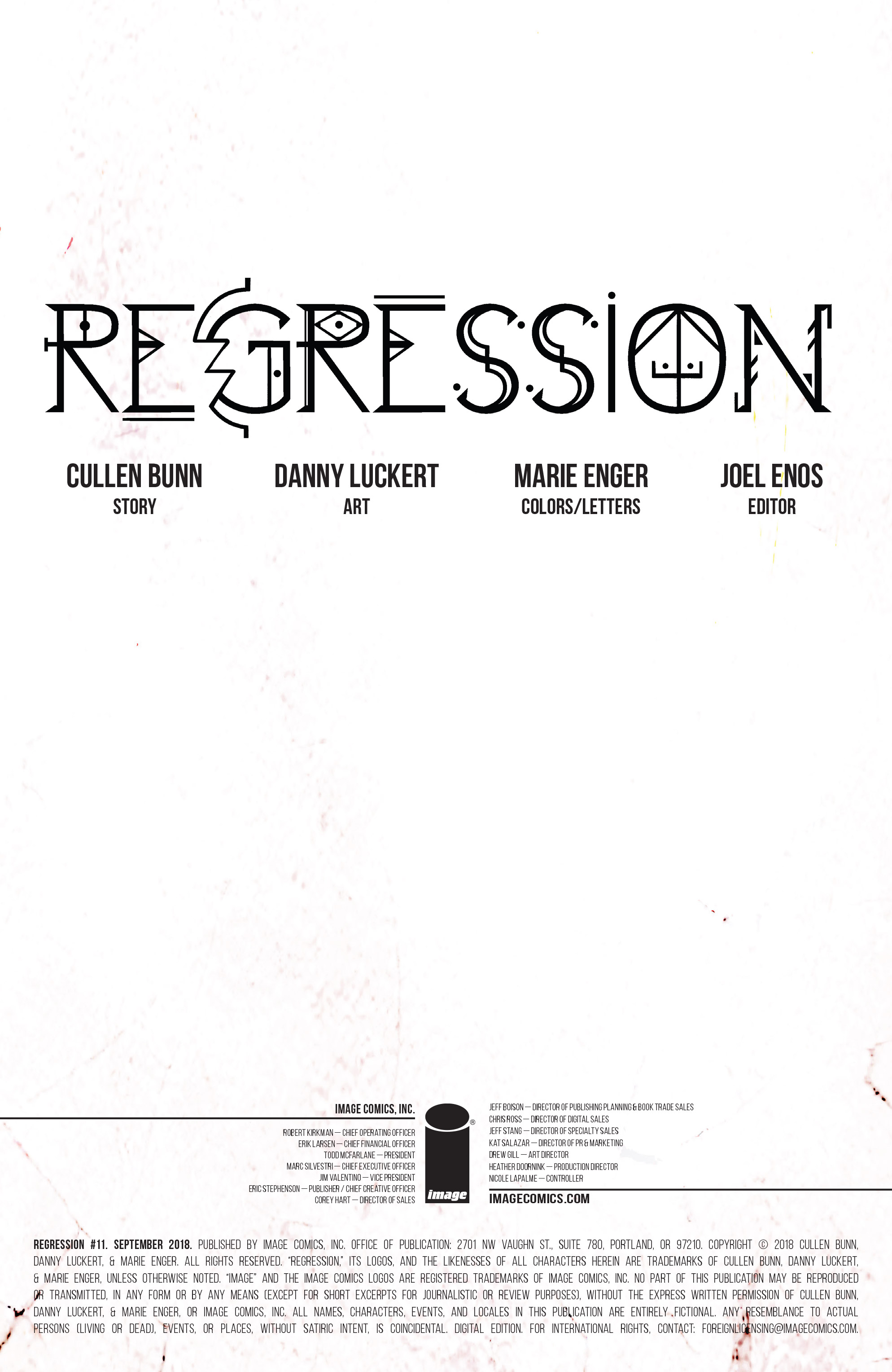 Regression (2017) issue 11 - Page 2