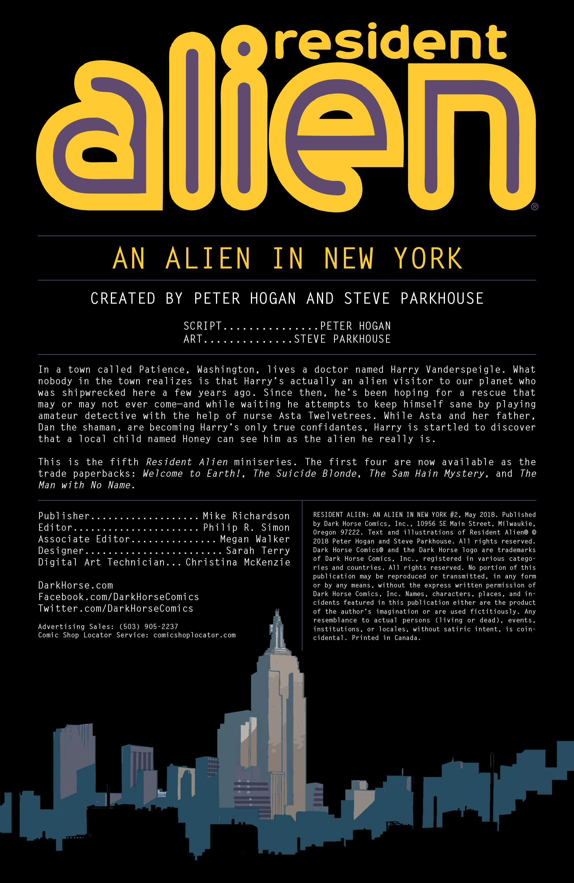 Resident Alien: An Alien in New York (2018-): Chapter 2 - Page 2