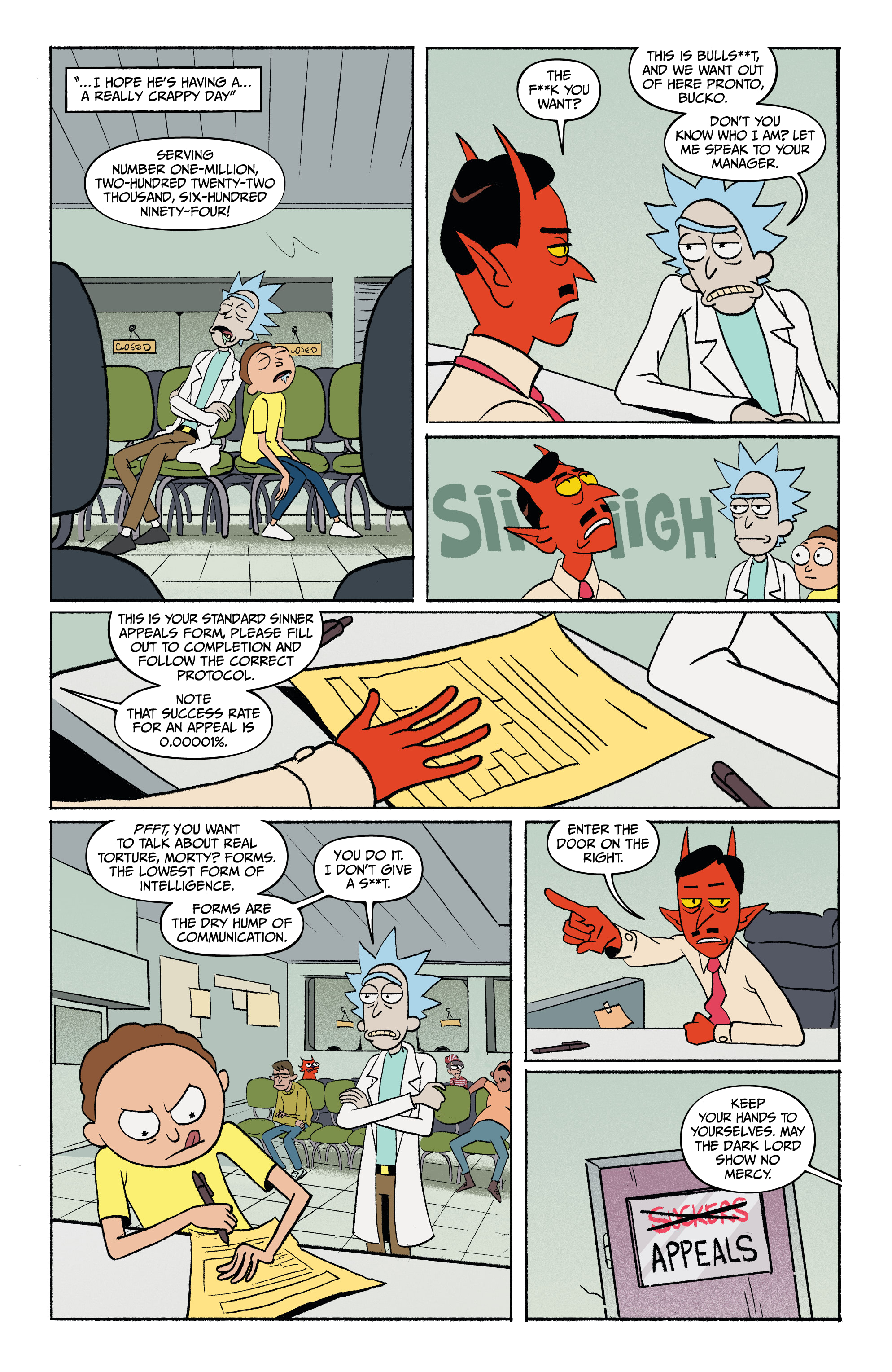 Rick and Morty: Go To Hell (2020-) issue 1 - Page 22