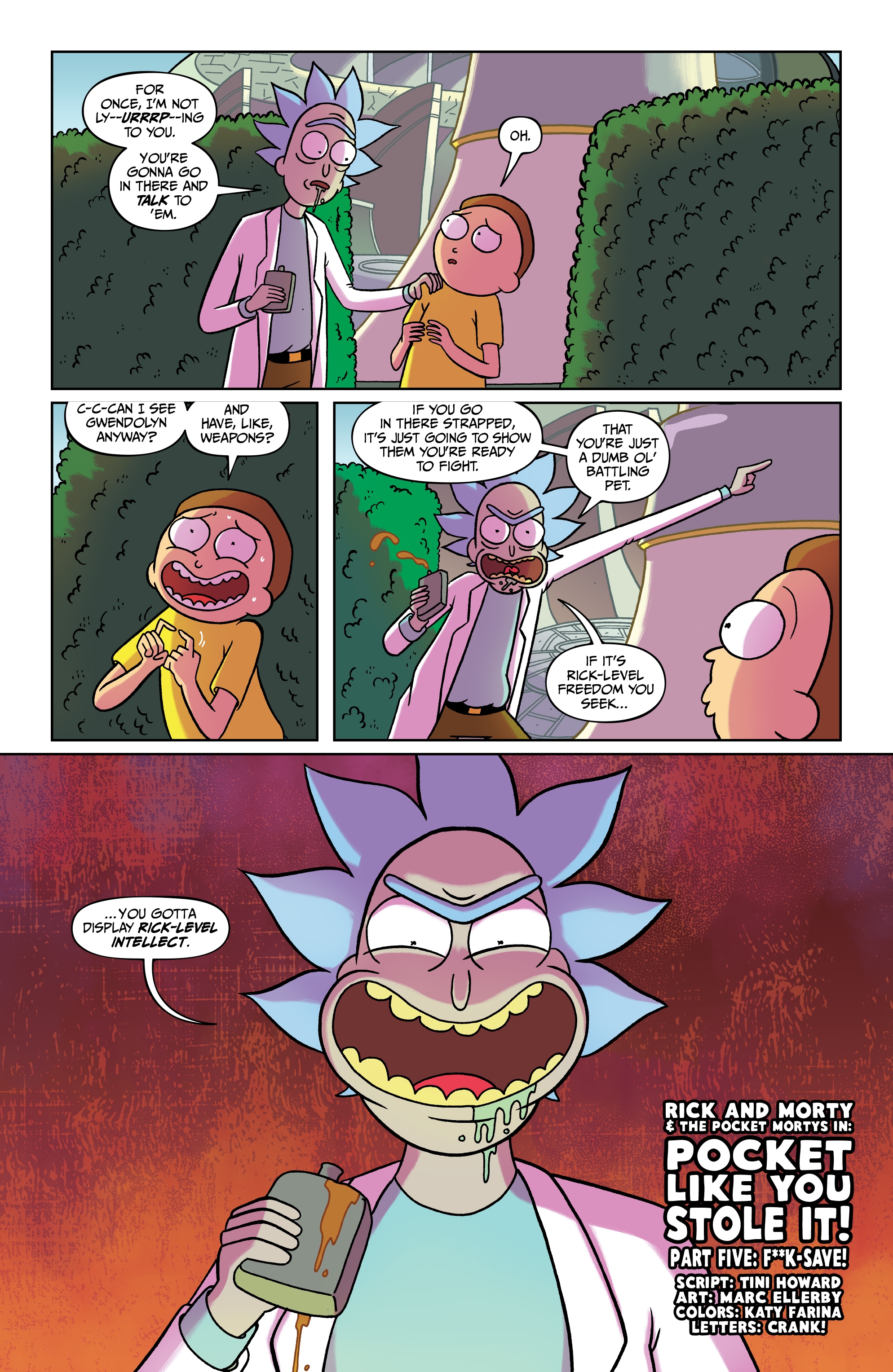 Rick and Morty: Pocket Like You Stole It (2017): Chapter 5 - Page 4