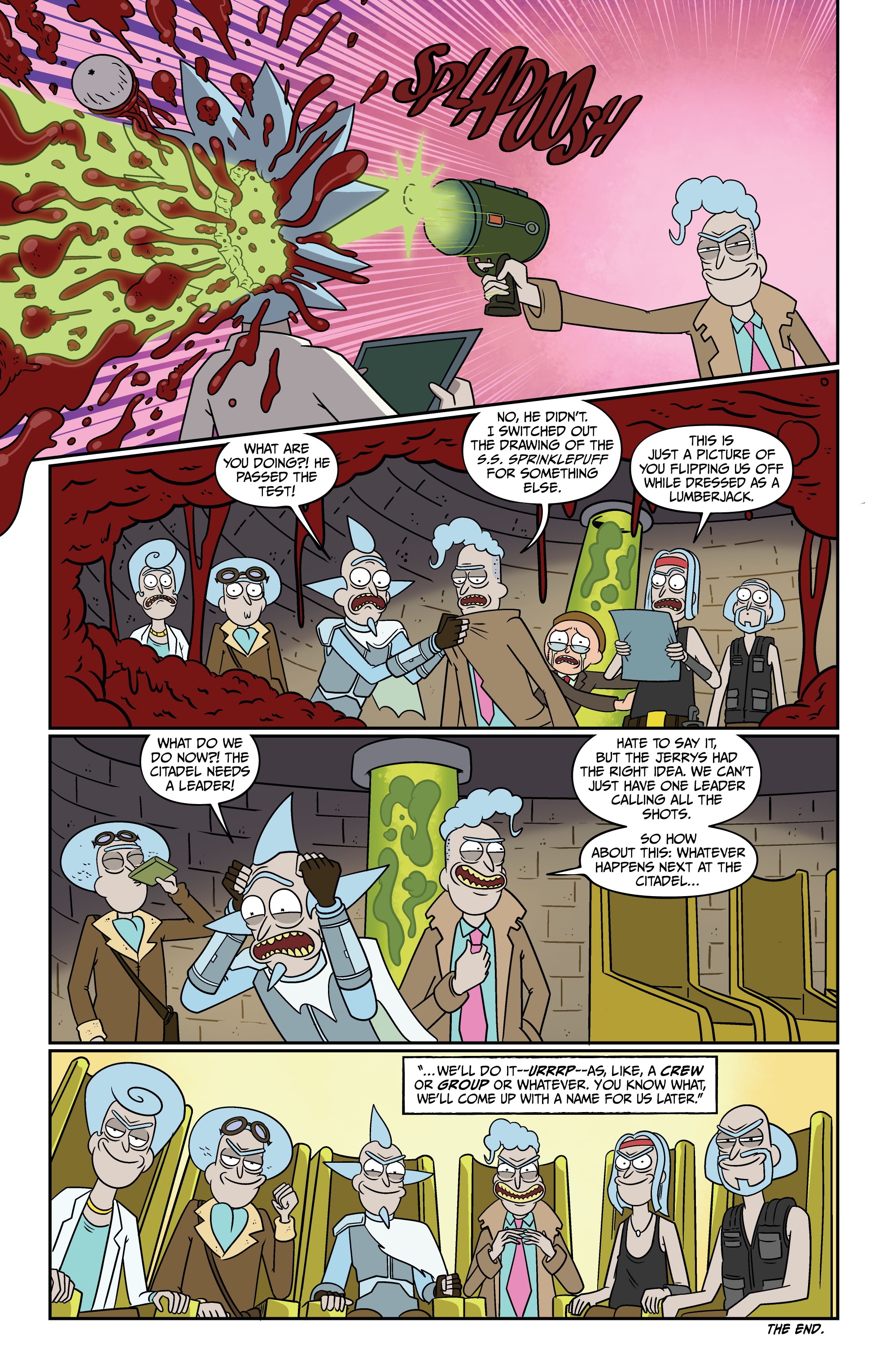 Rick And Morty Presents The Council Of Ricks Chapter Page