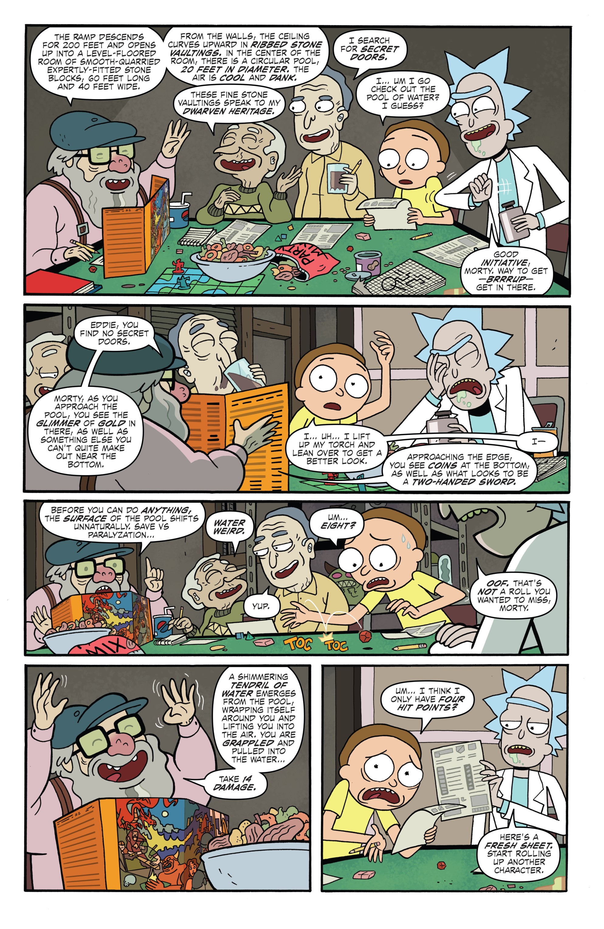 Rick and Morty vs. Dungeons & Dragons (2018-) issue 1 - Page 14