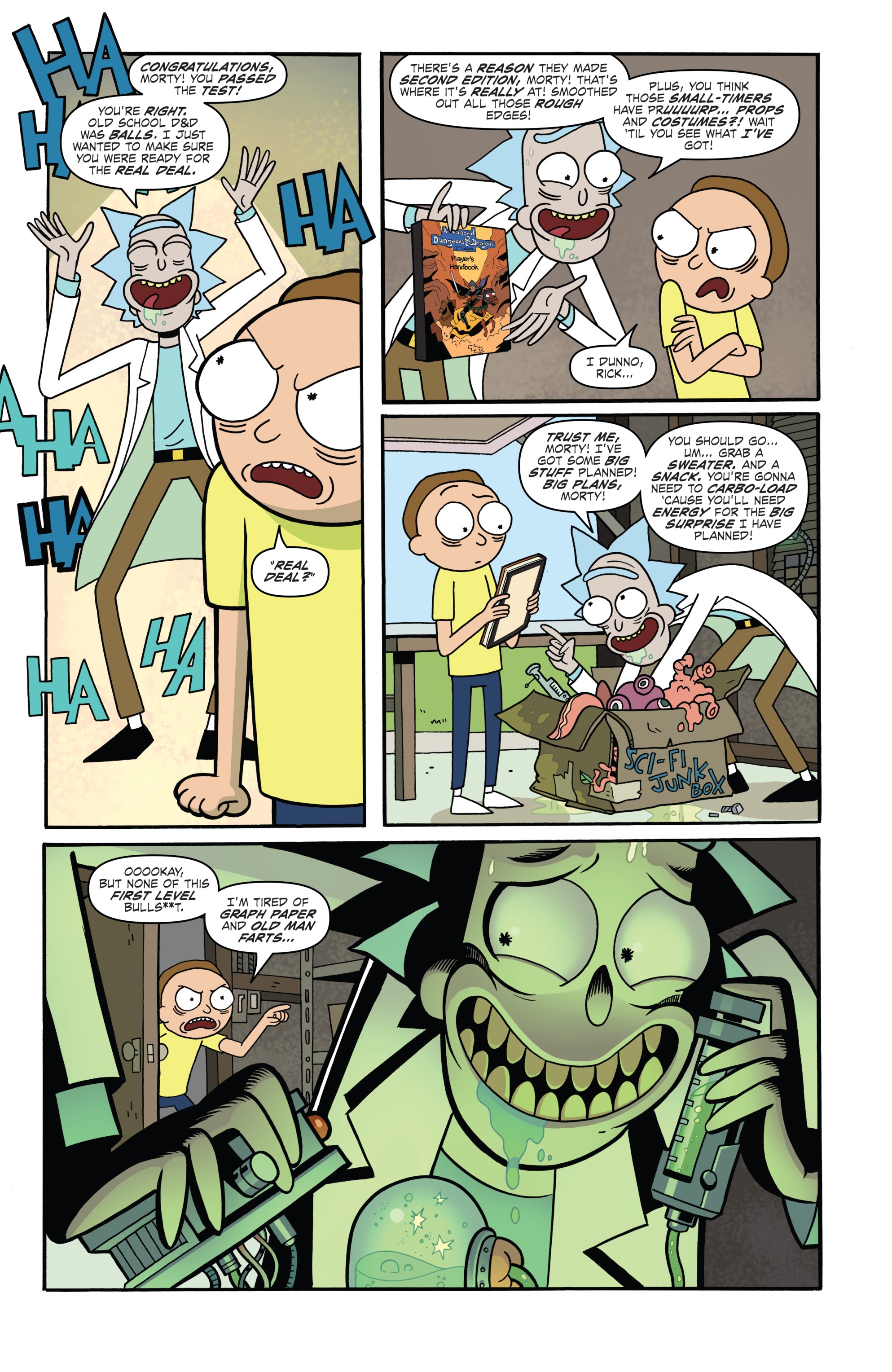 Rick and Morty vs. Dungeons & Dragons (2018-) issue 1 - Page 16