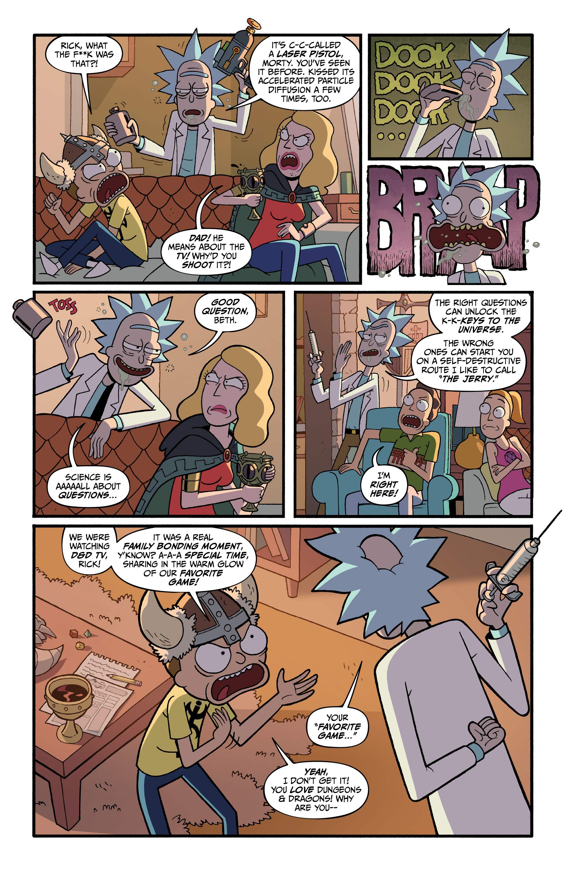 Rick and Morty vs. Dungeons & Dragons II: Painscape (2019-) issue 1 - Page 7