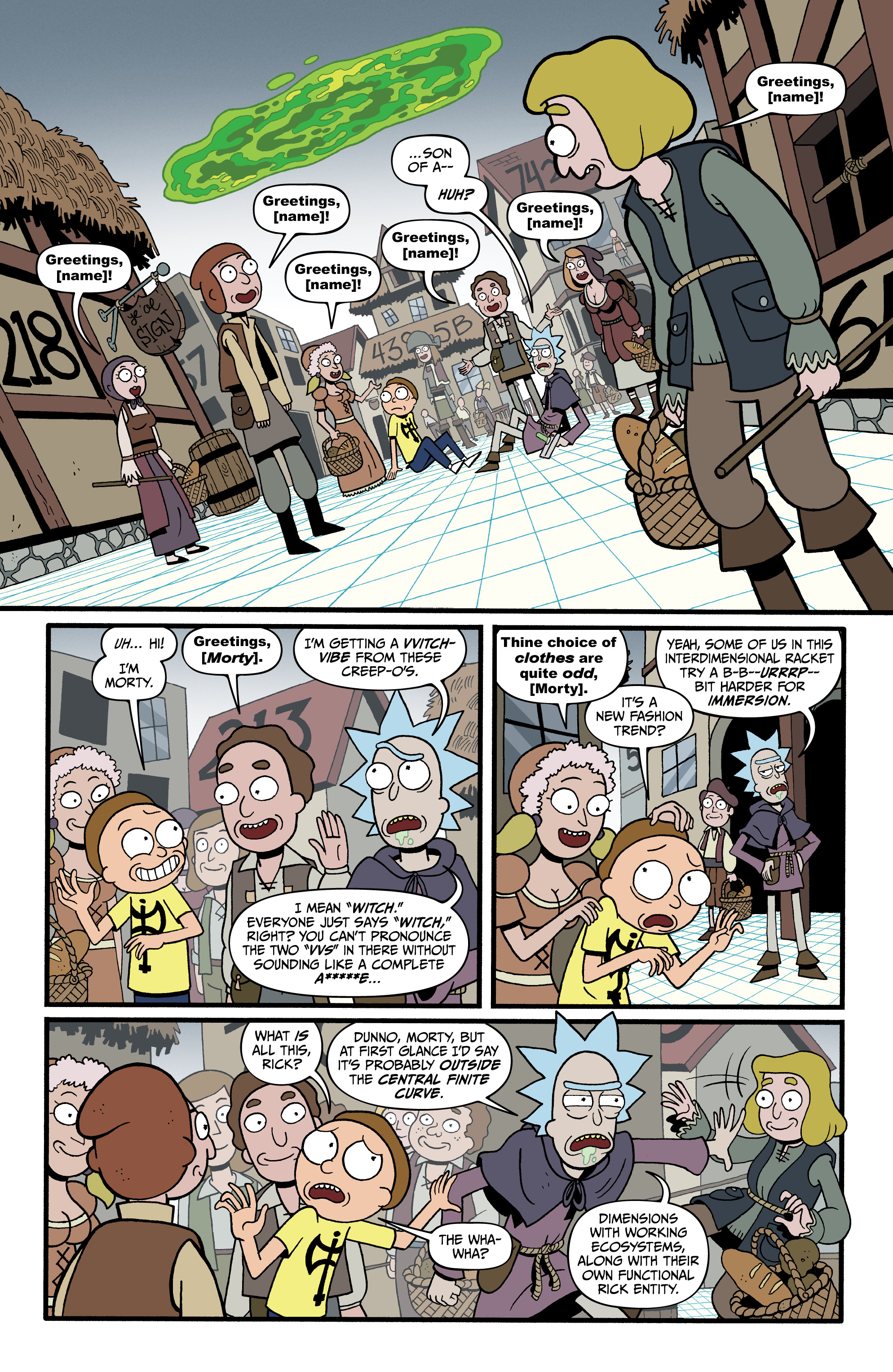 Rick and Morty vs. Dungeons & Dragons II: Painscape (2019-) issue 1 - Page 12