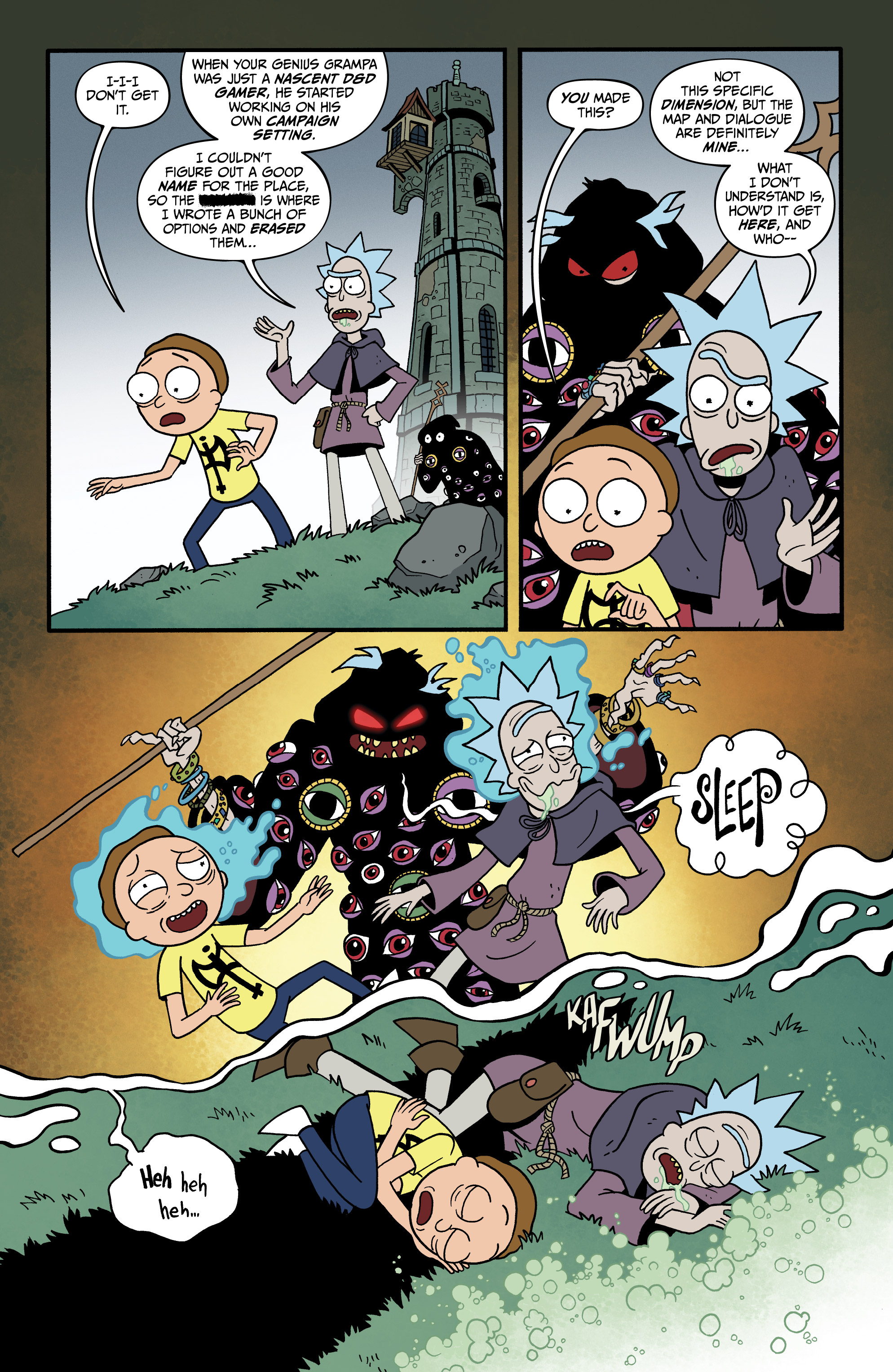 Rick and Morty vs. Dungeons & Dragons II: Painscape (2019-) issue 1 - Page 15