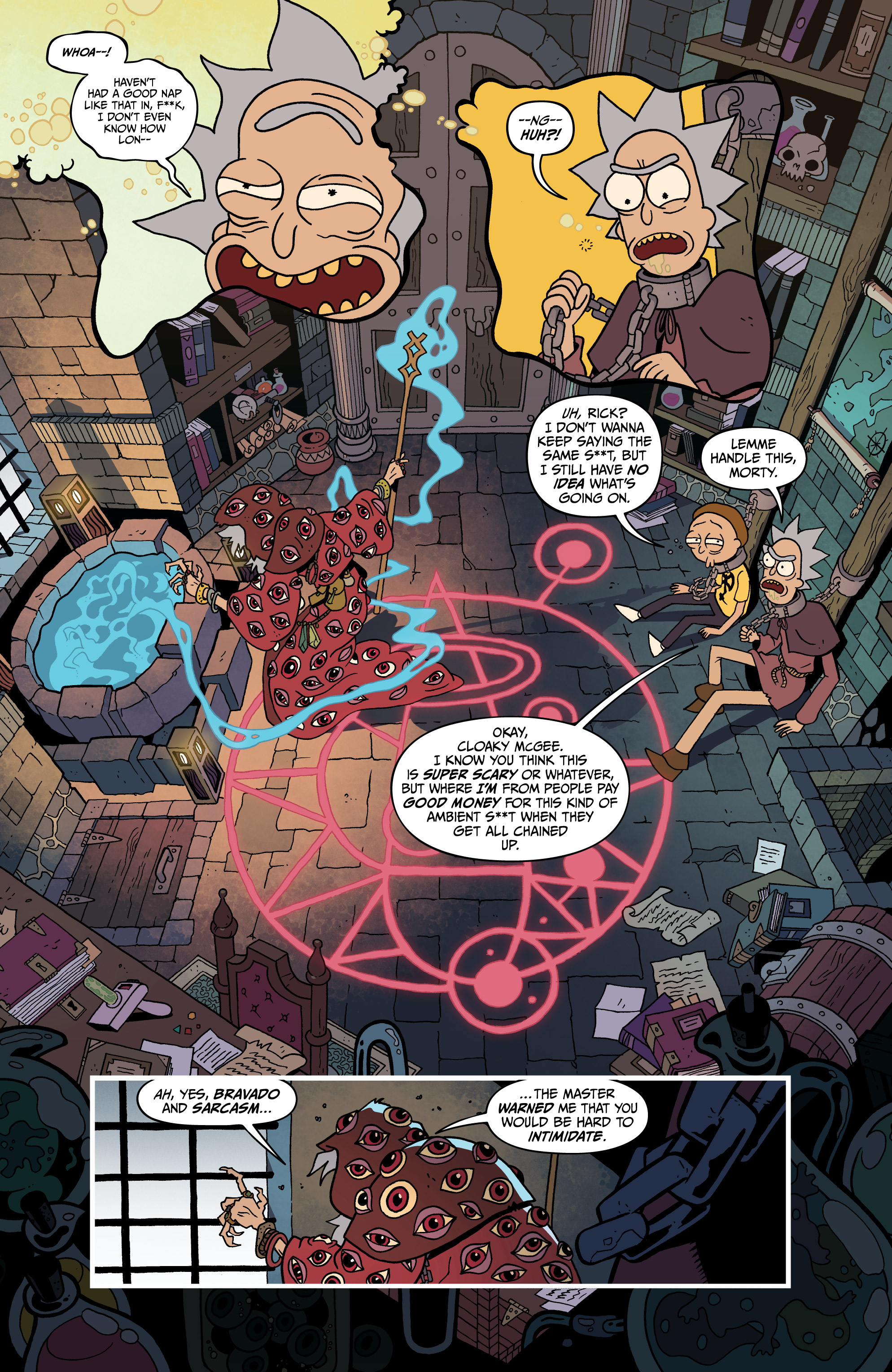 Rick and Morty vs. Dungeons & Dragons II: Painscape (2019-) issue 1 - Page 16