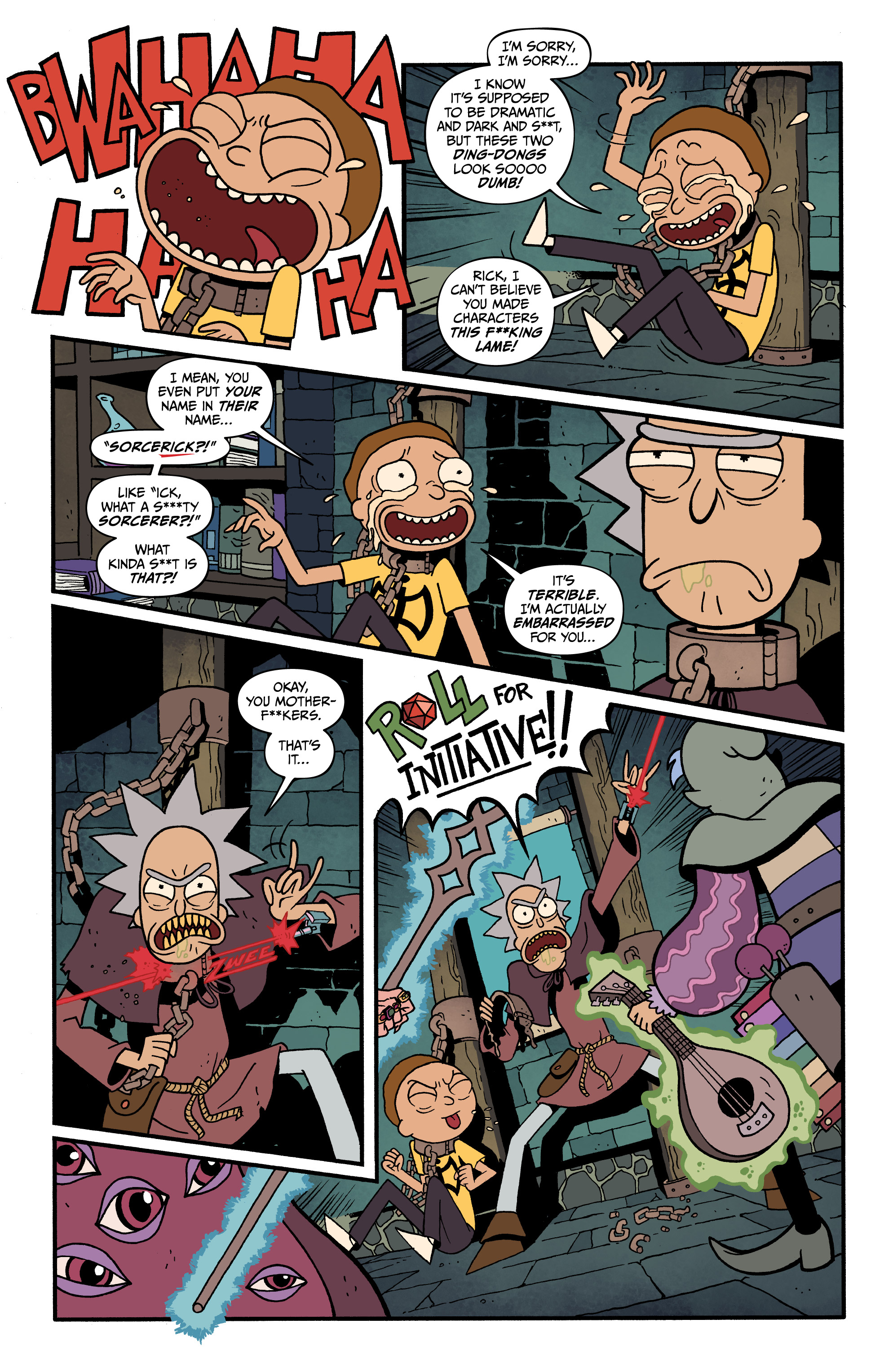 Rick and Morty vs. Dungeons & Dragons II: Painscape (2019-) issue 1 - Page 19