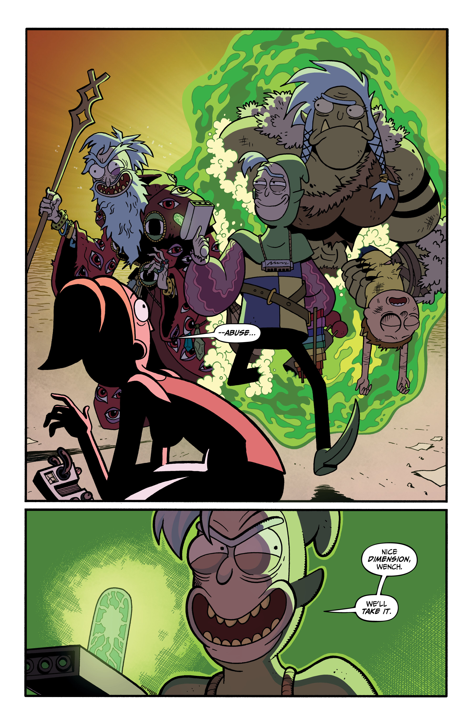 Rick and Morty vs. Dungeons & Dragons II: Painscape (2019-) issue 1 - Page 22