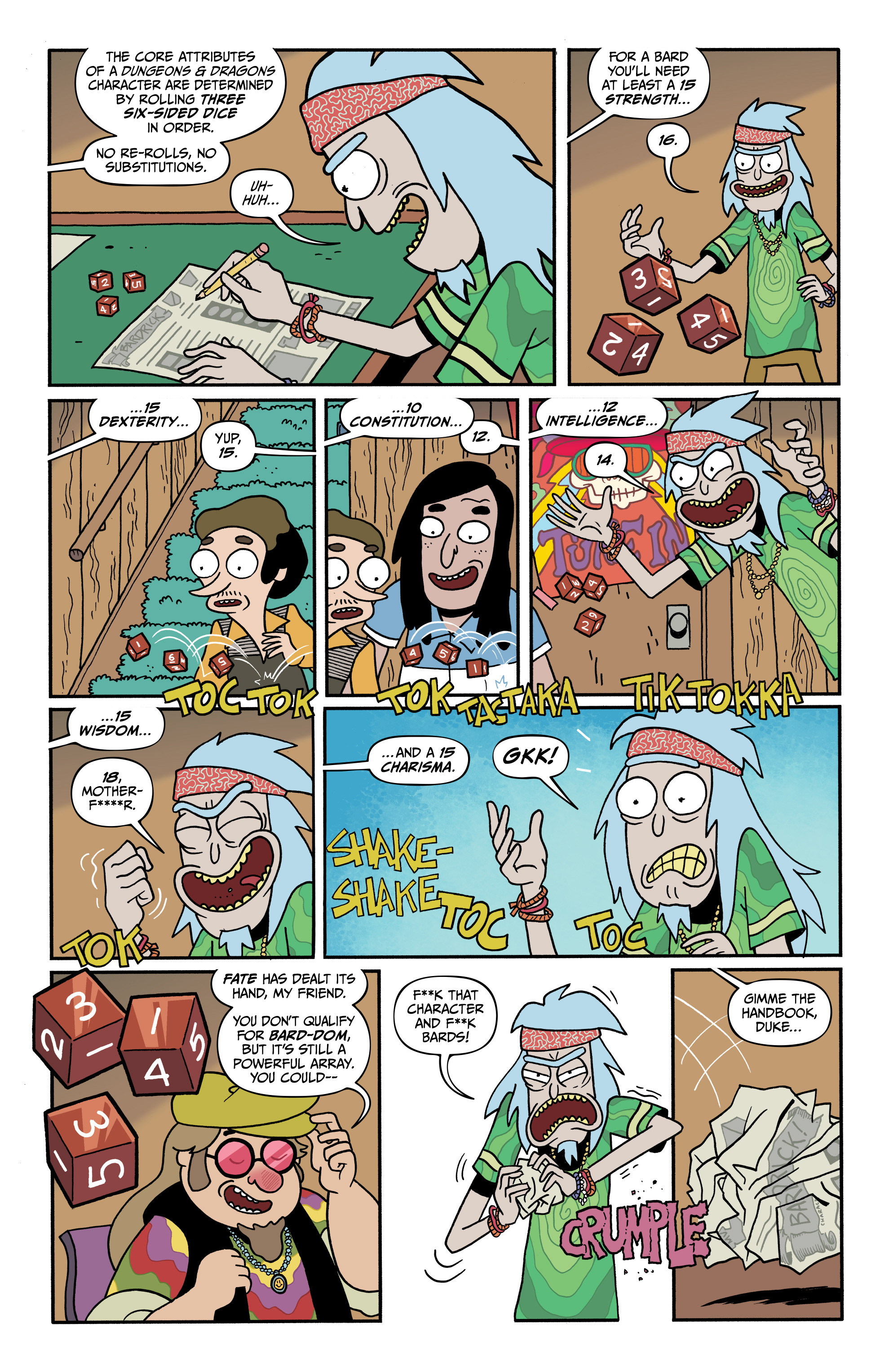 Rick and Morty vs. Dungeons & Dragons II: Painscape (2019-): Chapter 2 - Page 5
