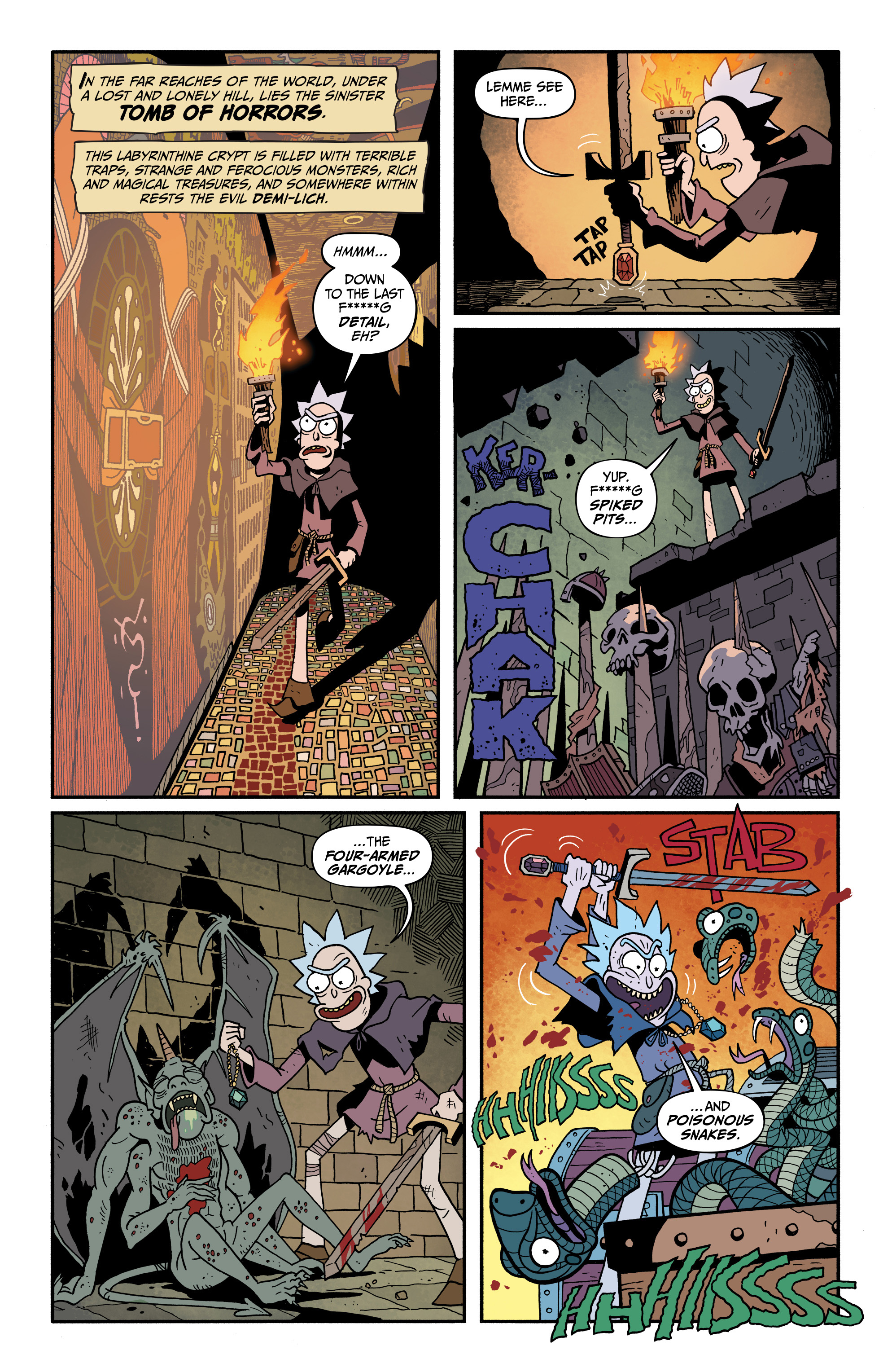 Rick and Morty vs. Dungeons & Dragons II: Painscape (2019-) issue 2 - Page 12