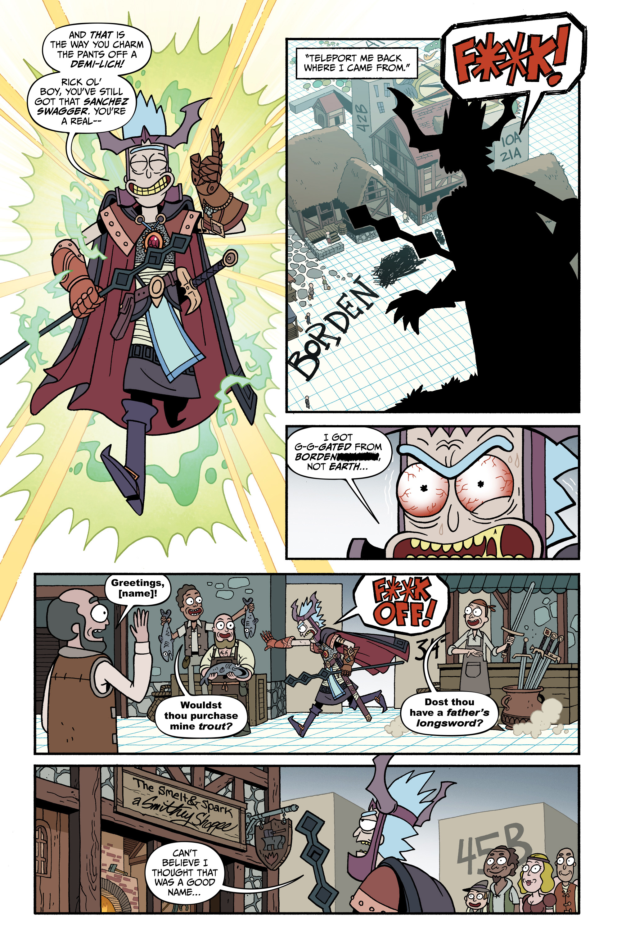 Rick and Morty vs. Dungeons & Dragons II: Painscape (2019-) issue 2 - Page 19