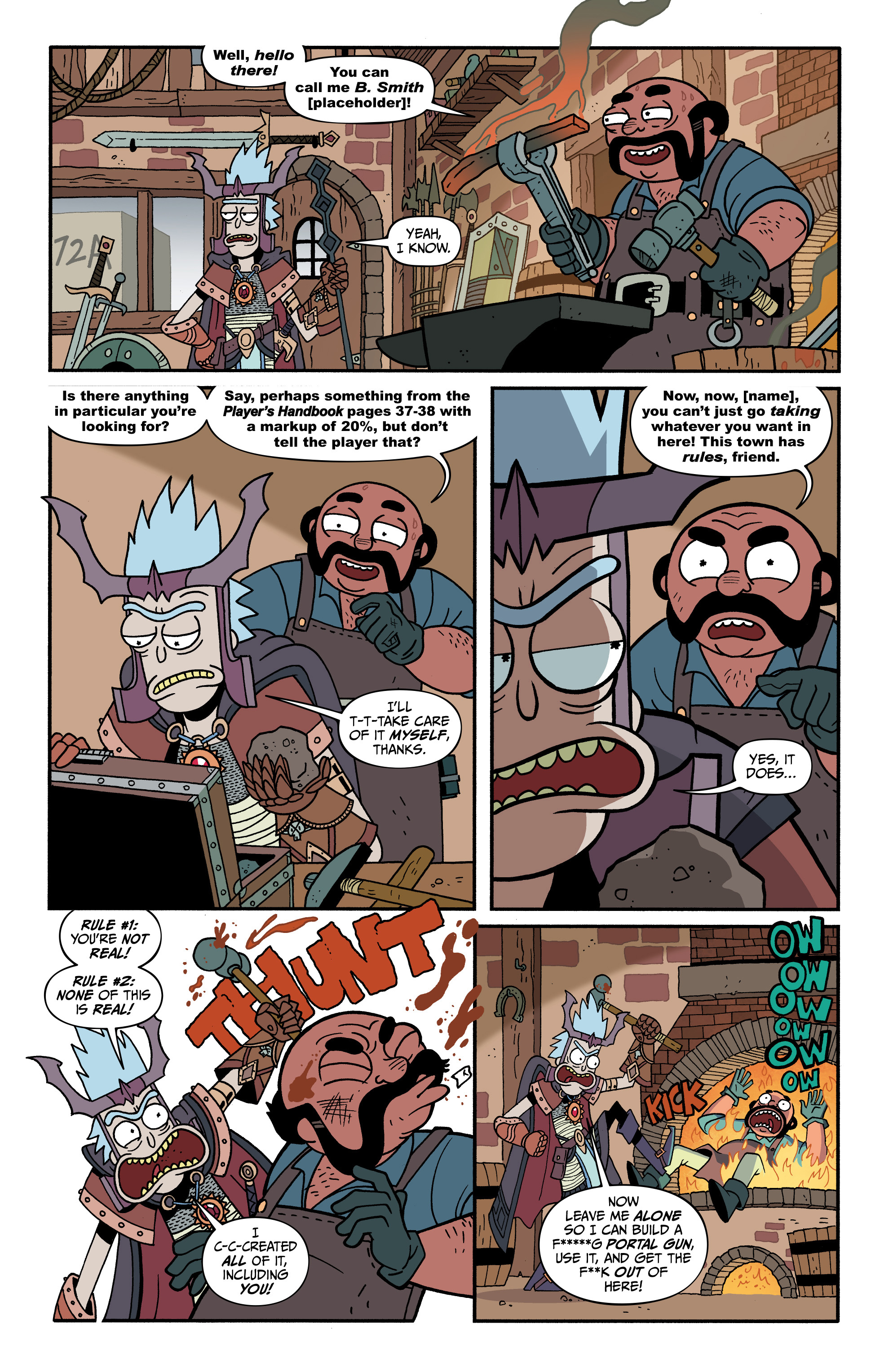 Rick and Morty vs. Dungeons & Dragons II: Painscape (2019-) issue 2 - Page 20