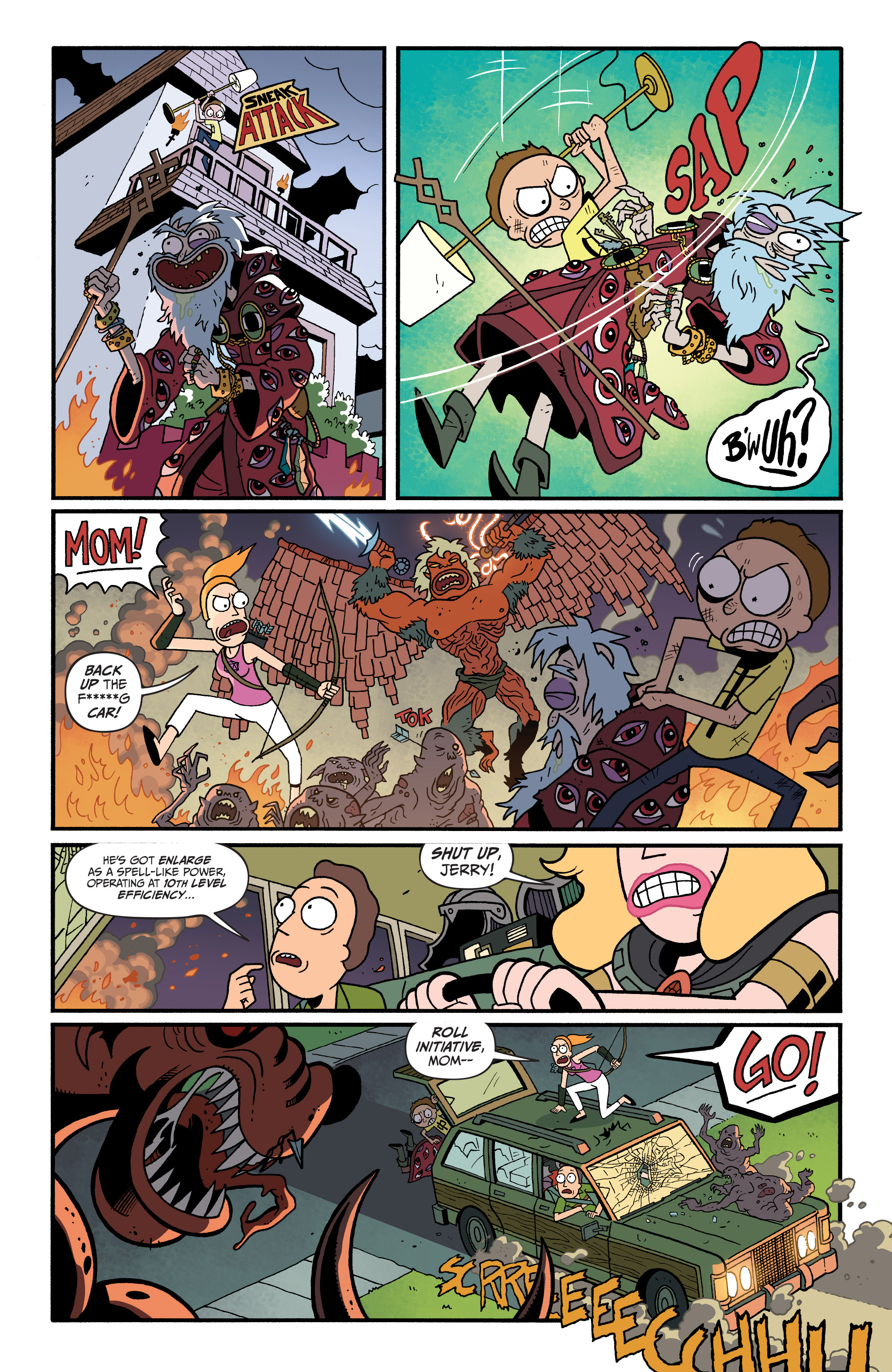 Rick and Morty vs. Dungeons & Dragons II: Painscape (2019-): Chapter 3 - Page 7