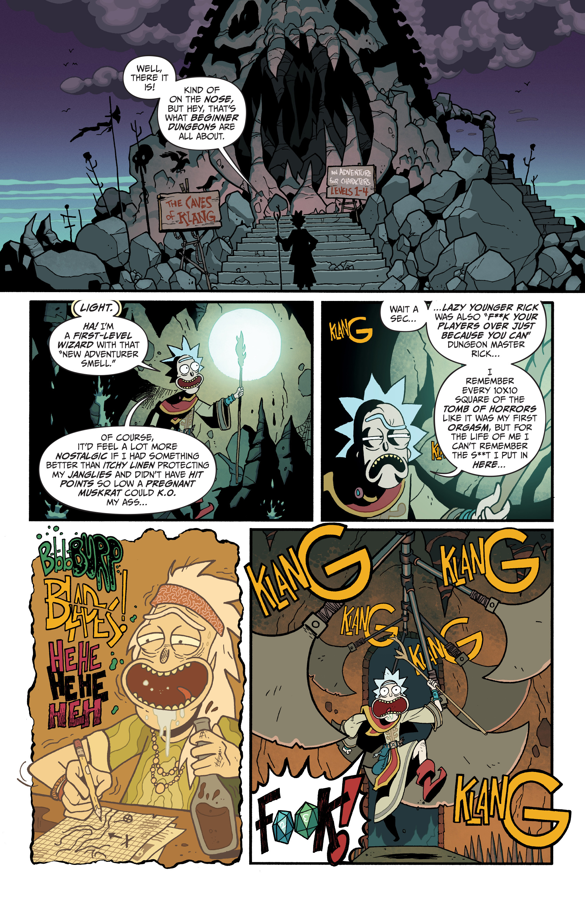 Rick and Morty vs. Dungeons & Dragons II: Painscape (2019-) issue 3 - Page 10