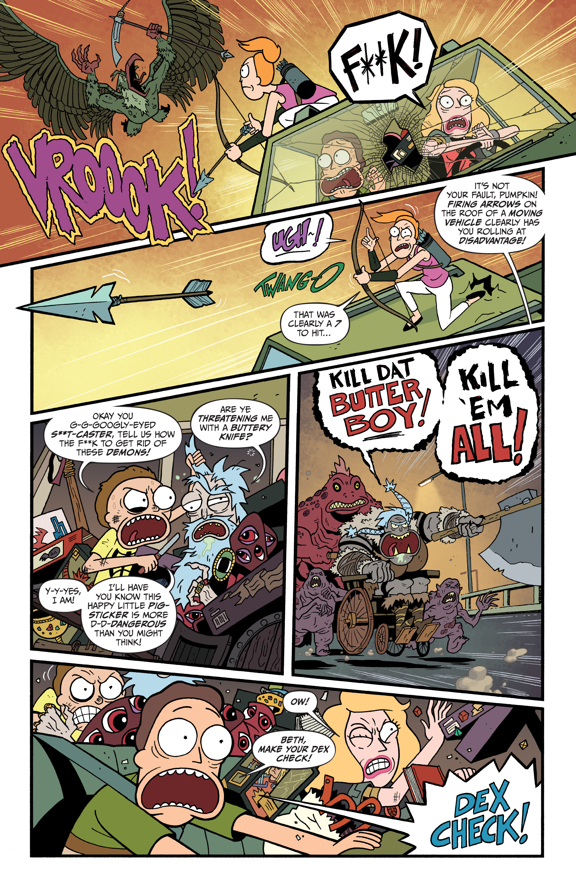 Rick and Morty vs. Dungeons & Dragons II: Painscape (2019-) issue 3 - Page 11