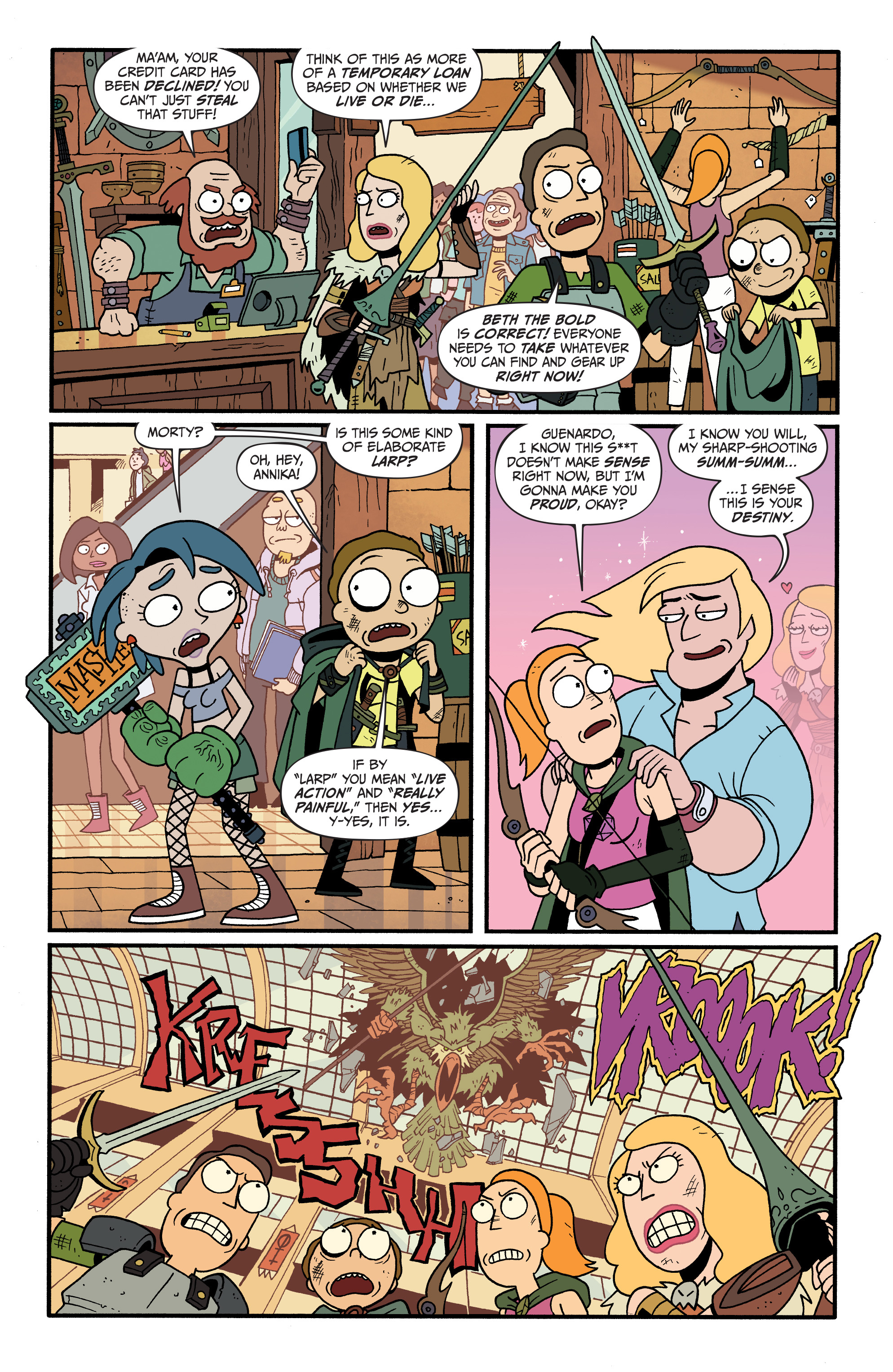 Rick and Morty vs. Dungeons & Dragons II: Painscape (2019-) issue 3 - Page 17