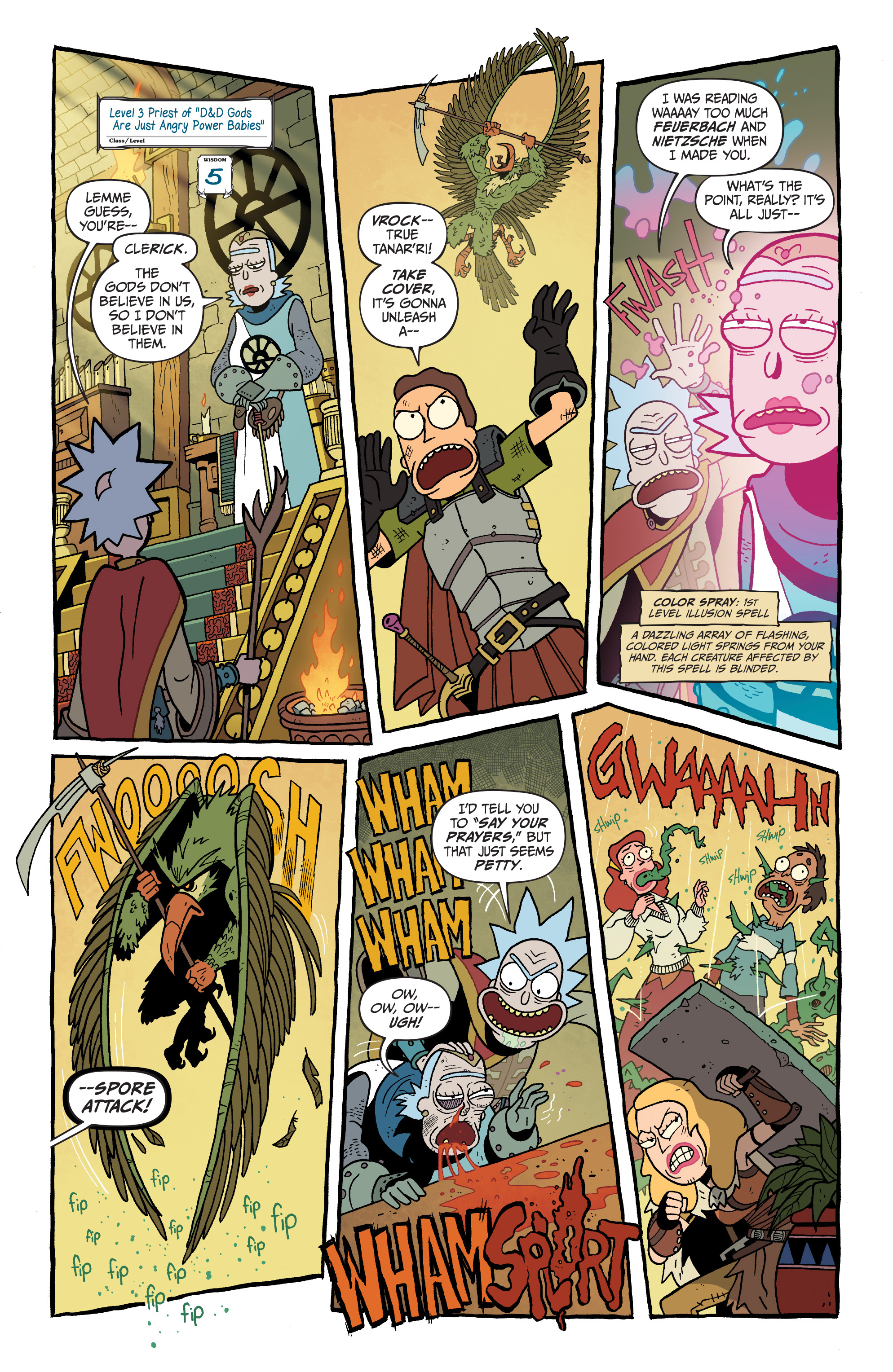 Rick and Morty vs. Dungeons & Dragons II: Painscape (2019-) issue 3 - Page 18