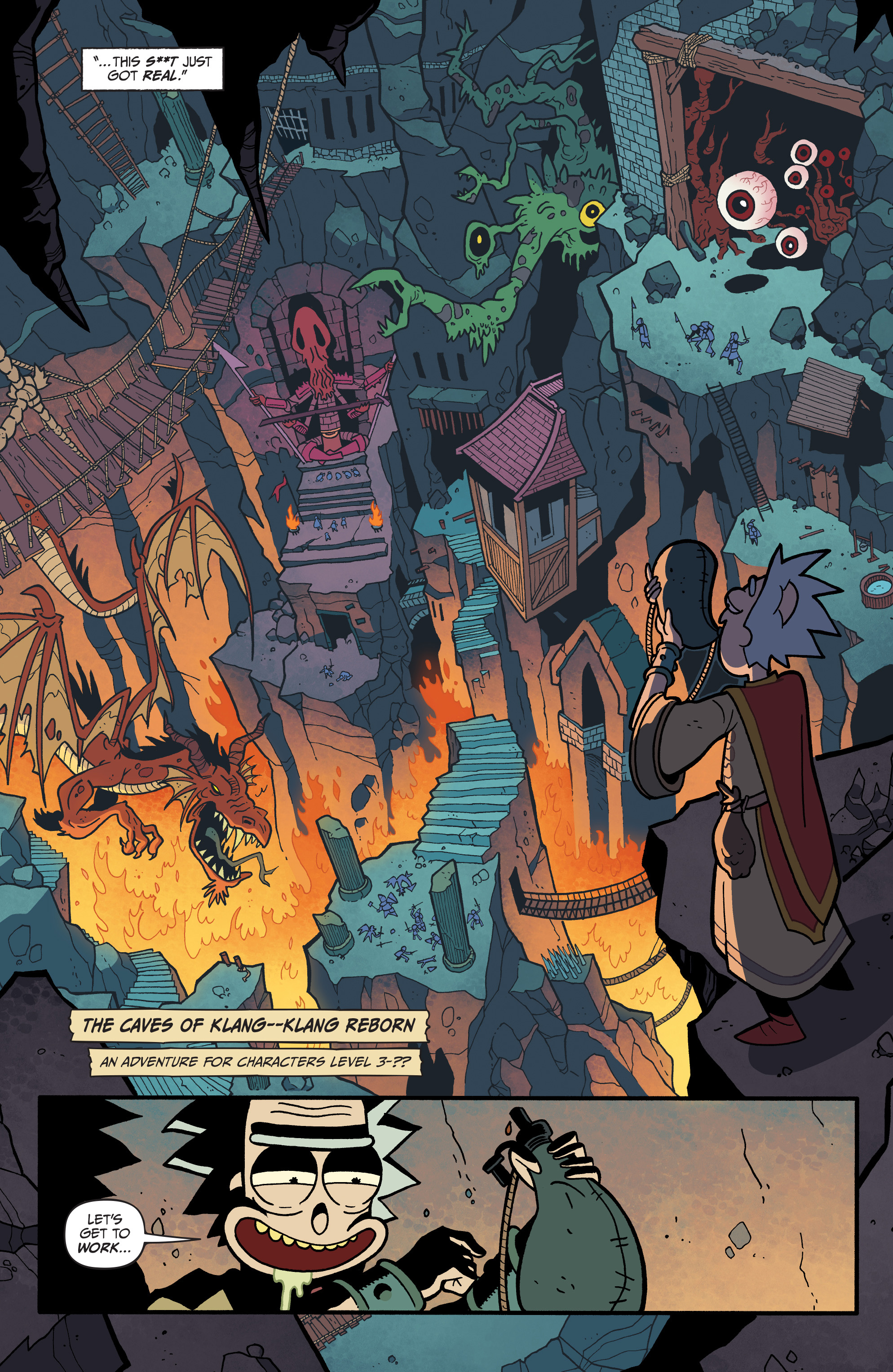 Rick and Morty vs. Dungeons & Dragons II: Painscape (2019-) issue 3 - Page 21