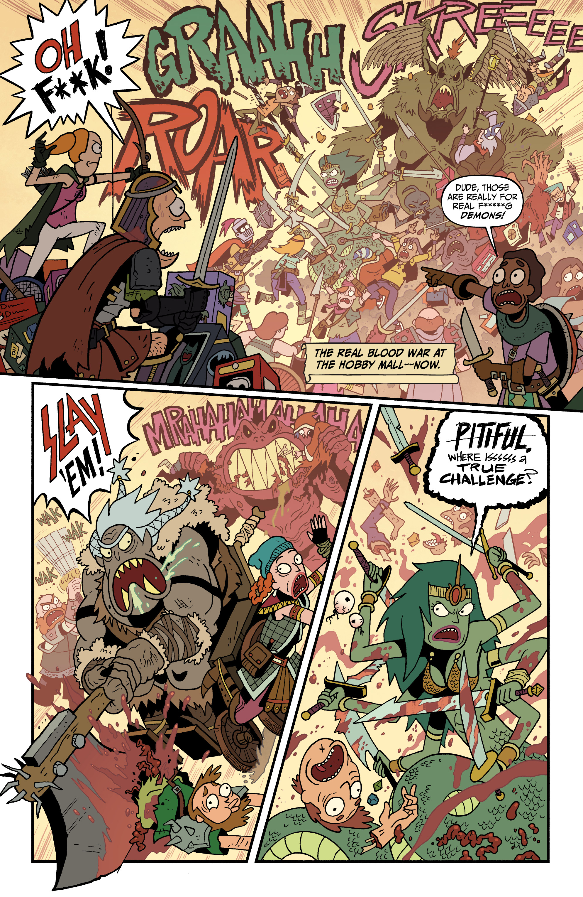 Rick and Morty vs. Dungeons & Dragons II: Painscape (2019-): Chapter 4 - Page 4