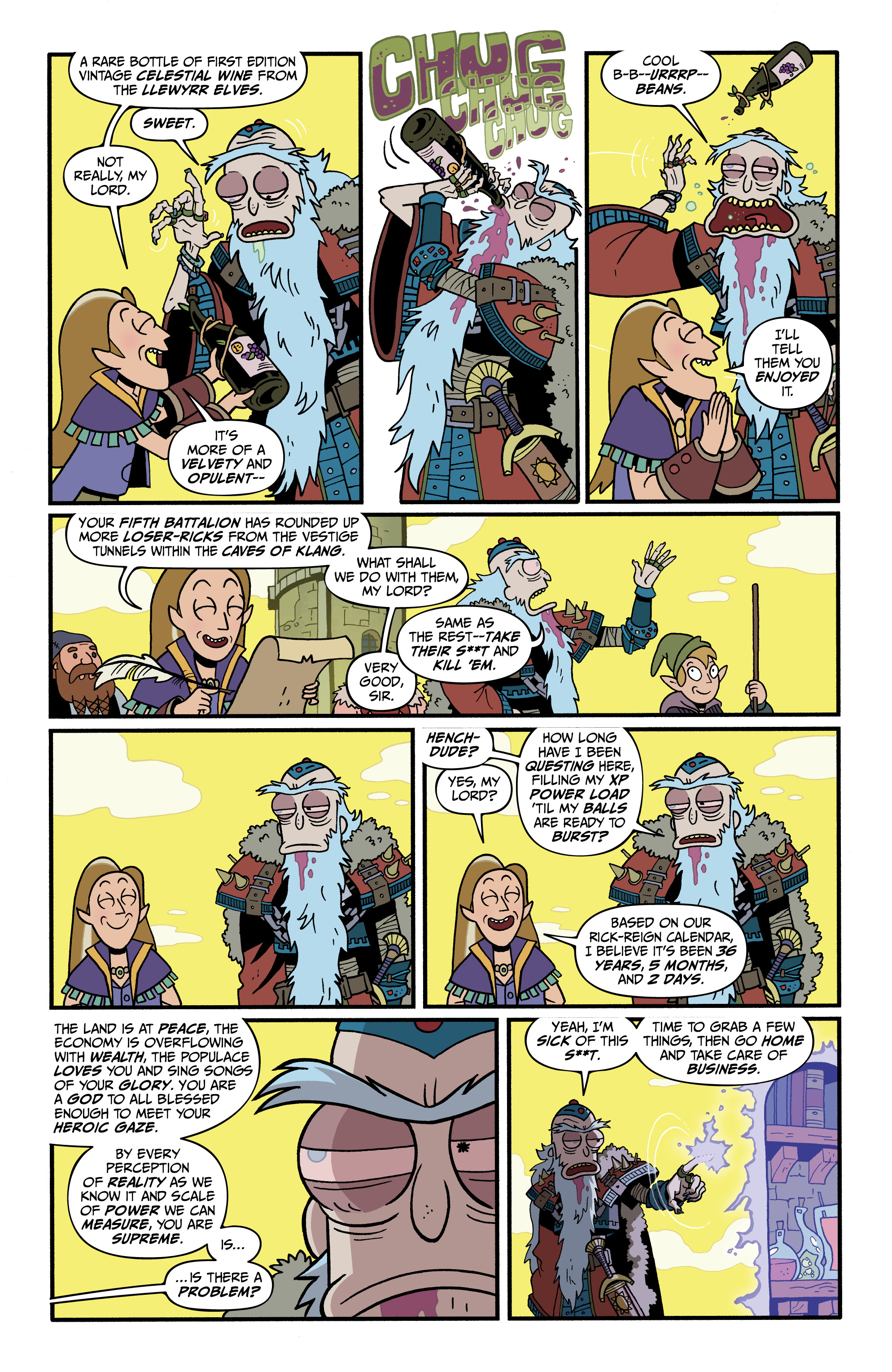 Rick and Morty vs. Dungeons & Dragons II: Painscape (2019-) issue 4 - Page 9