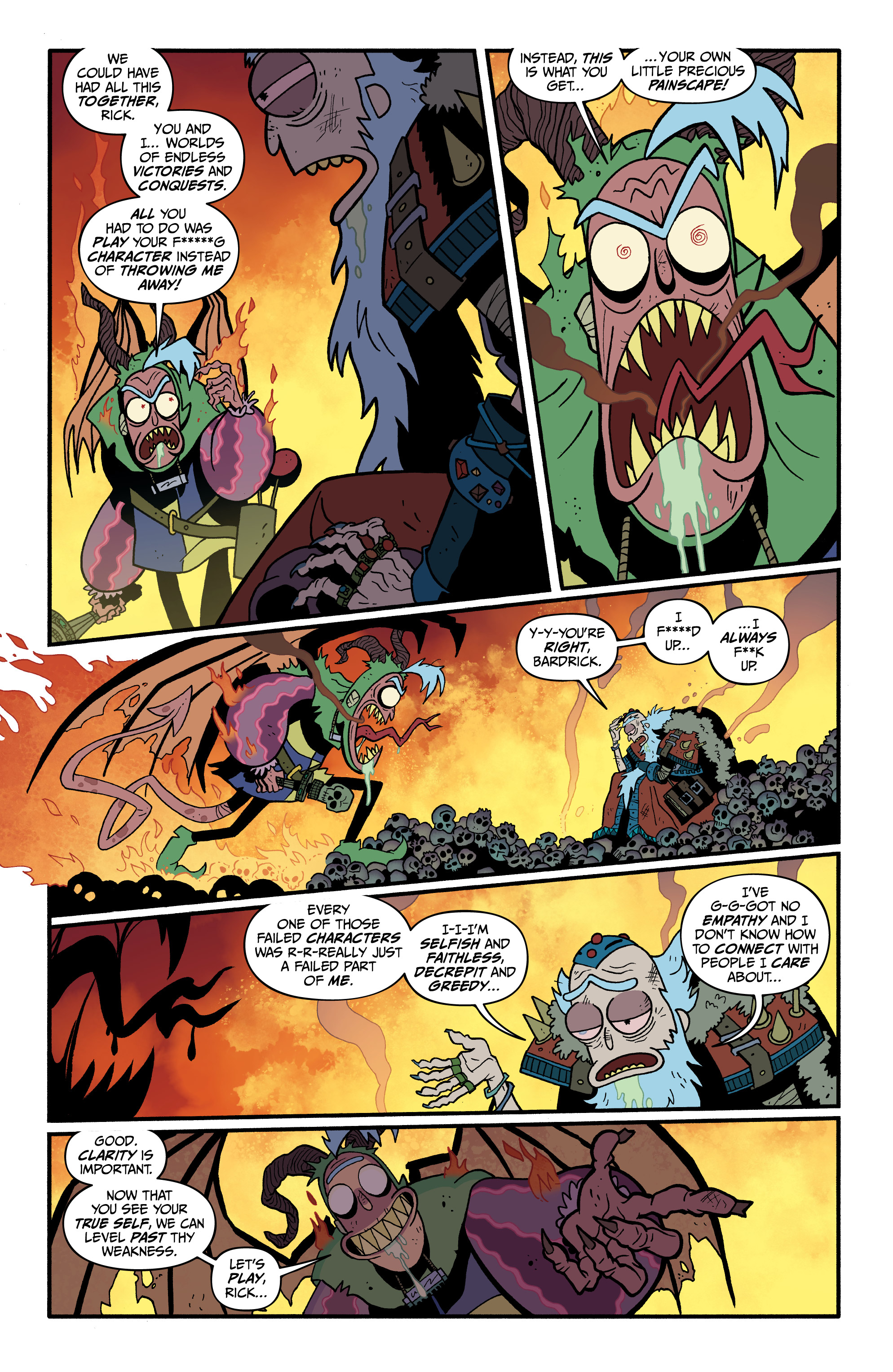 Rick and Morty vs. Dungeons & Dragons II: Painscape (2019-) issue 4 - Page 17