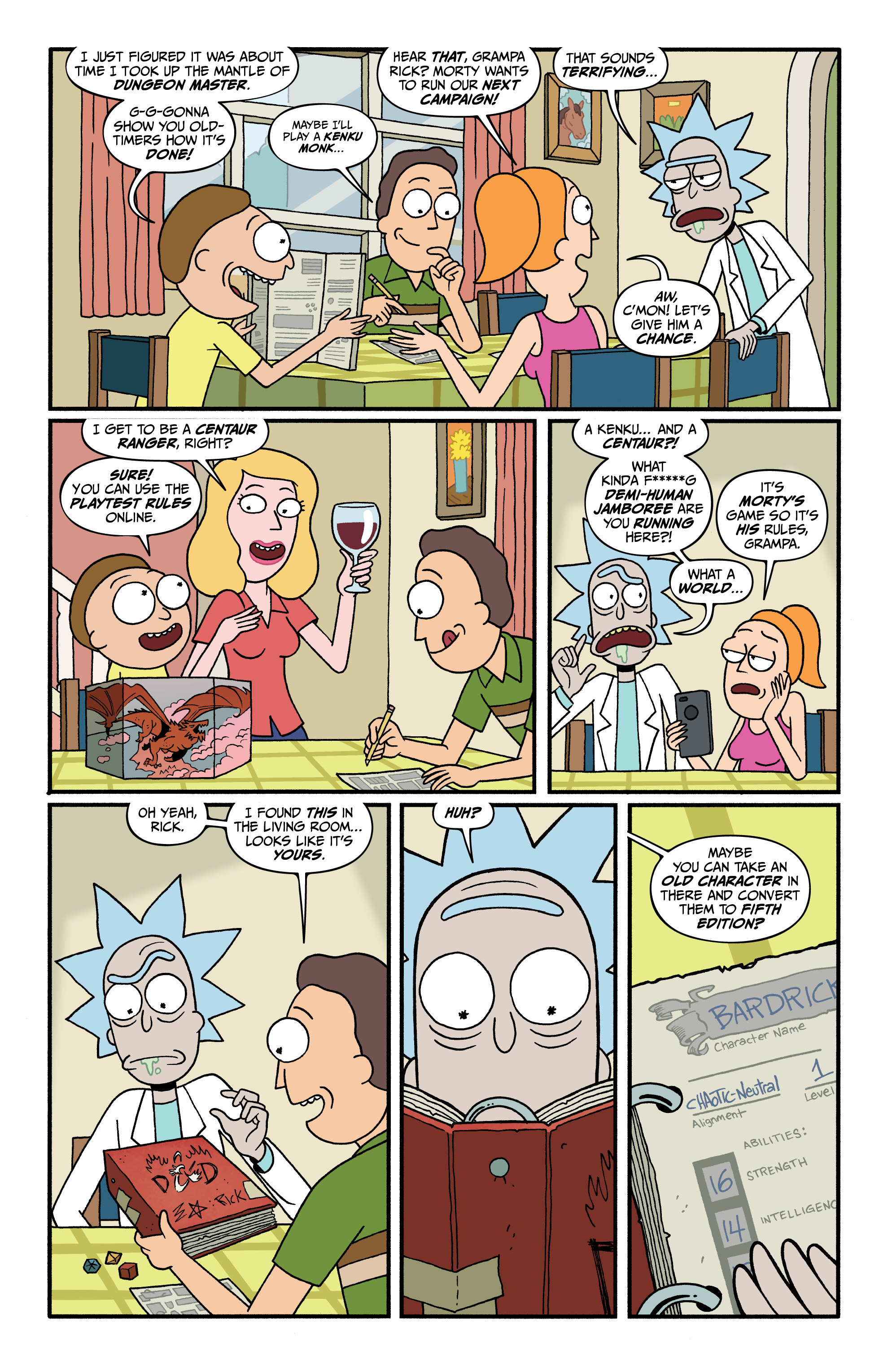 Rick and Morty vs. Dungeons & Dragons II: Painscape (2019-) issue 4 - Page 22