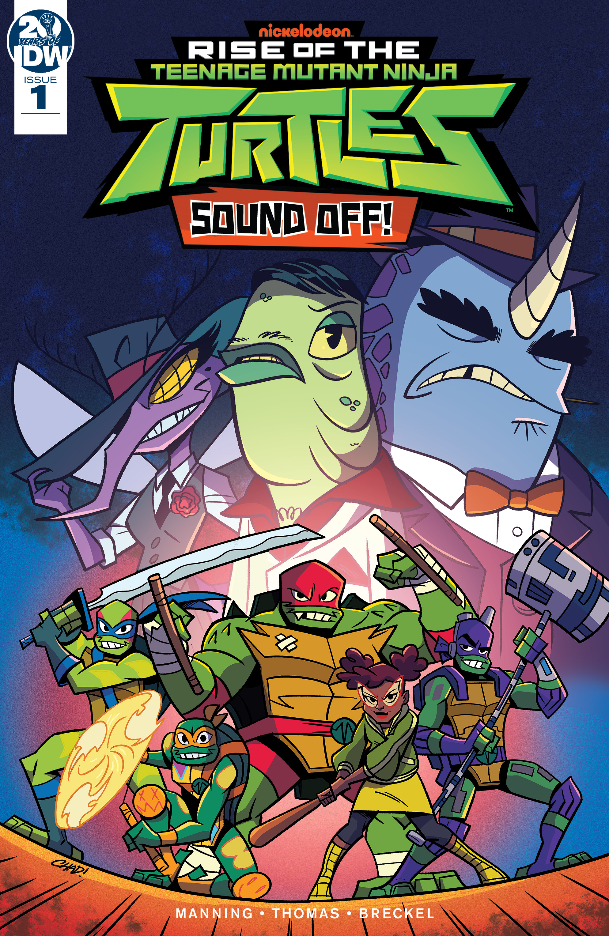 Rise of Teenage Mutant Ninja Turtles: Sound Off (2019-): Chapter 1 - Page 1