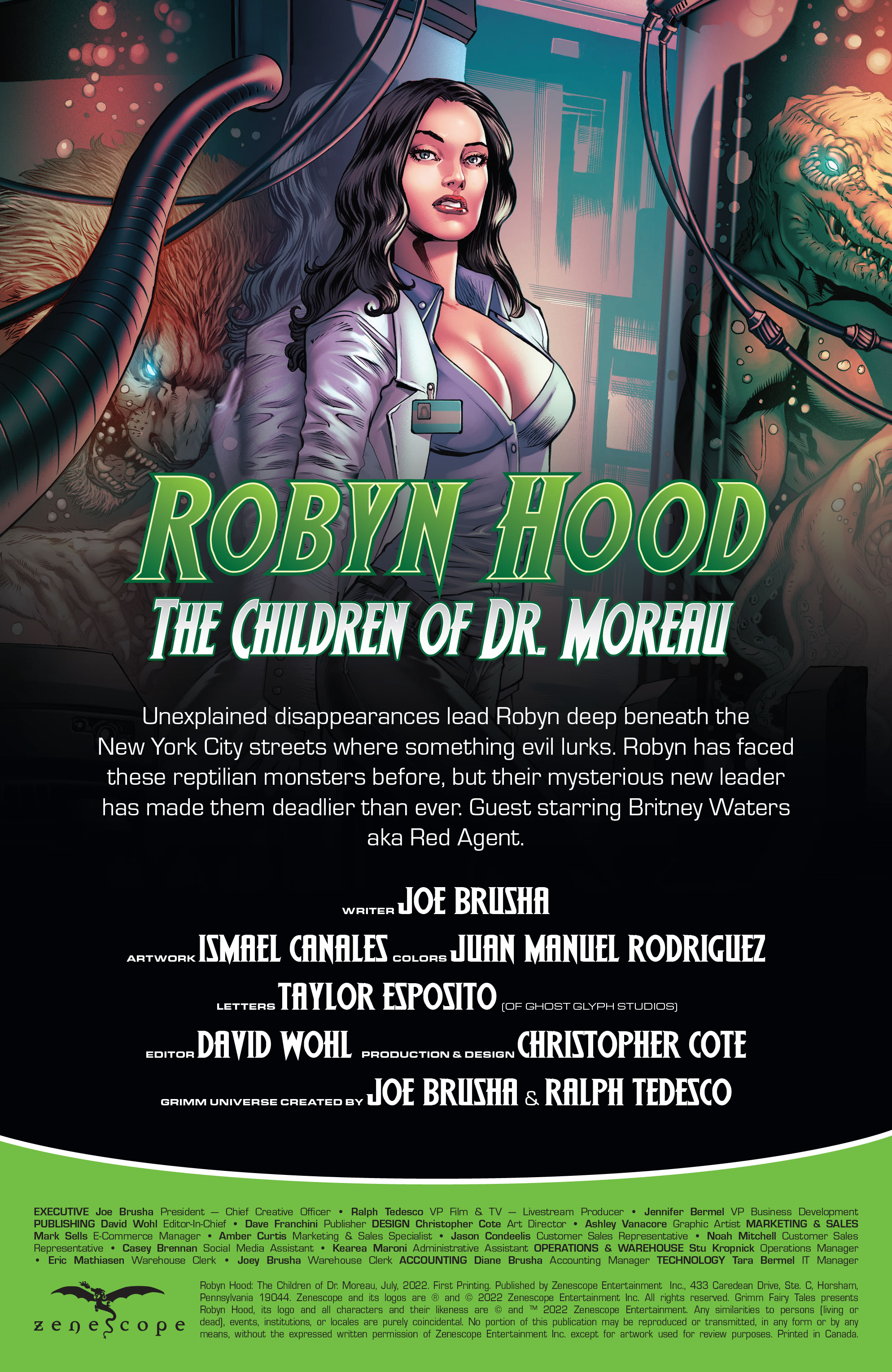 Robyn Hood: Children of Dr. Moreau (2022-): Chapter 1 - Page 2