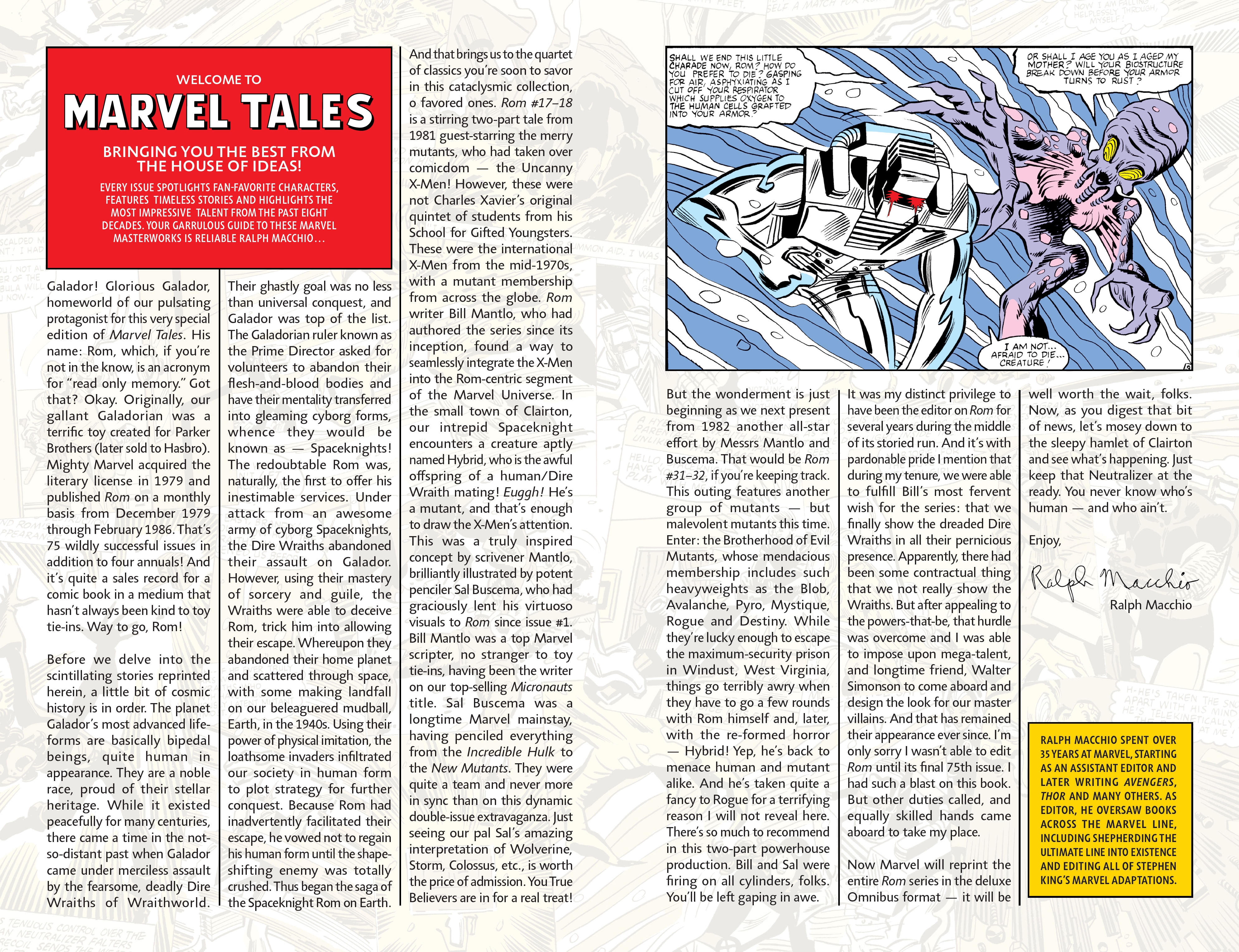 ROM and the X-Men: Marvel Tales (2023-) issue 1 - Page 4