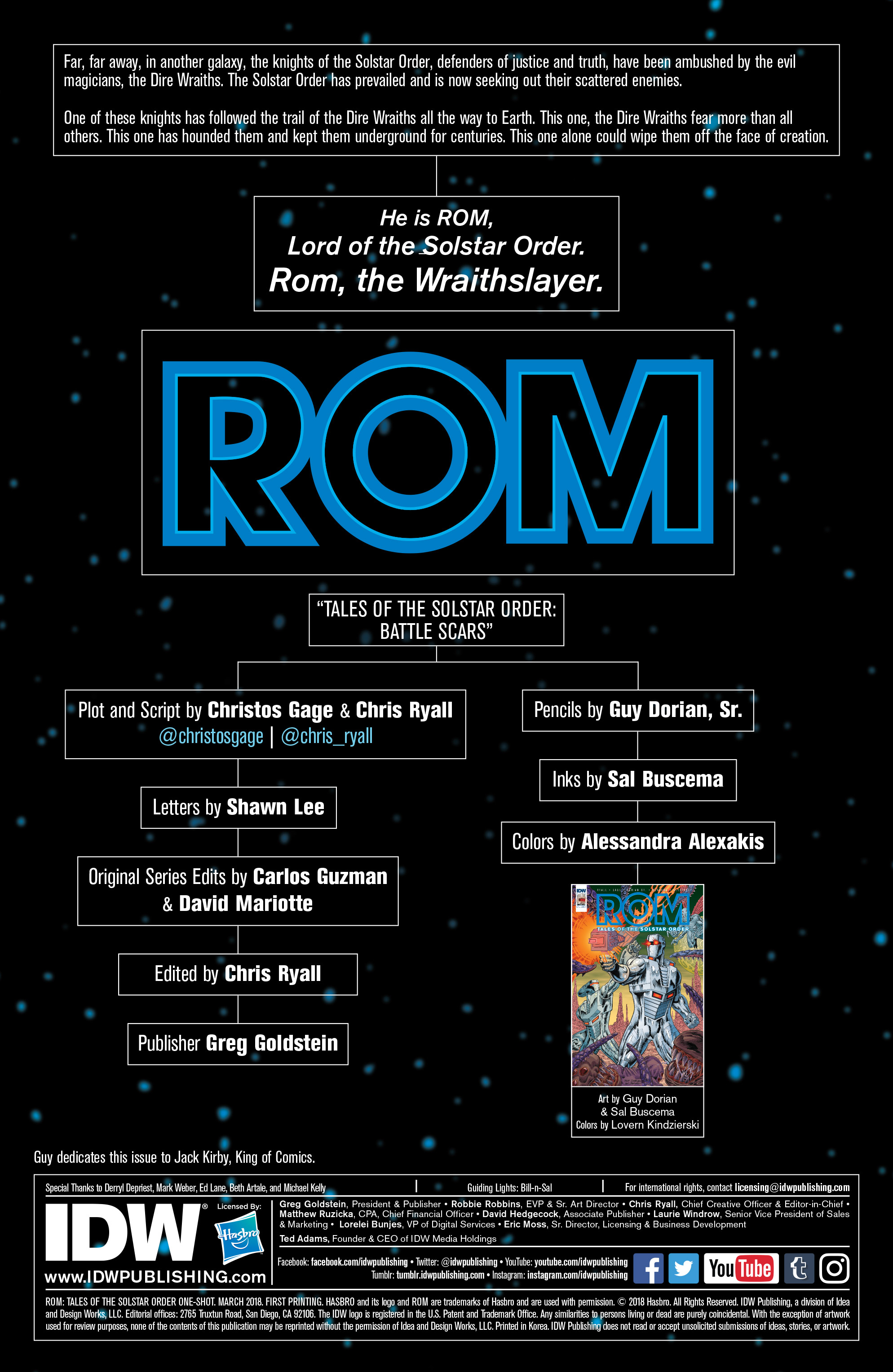ROM: Tales of the Solstar Order (Special Edition) (2018): Chapter 1 - Page 2