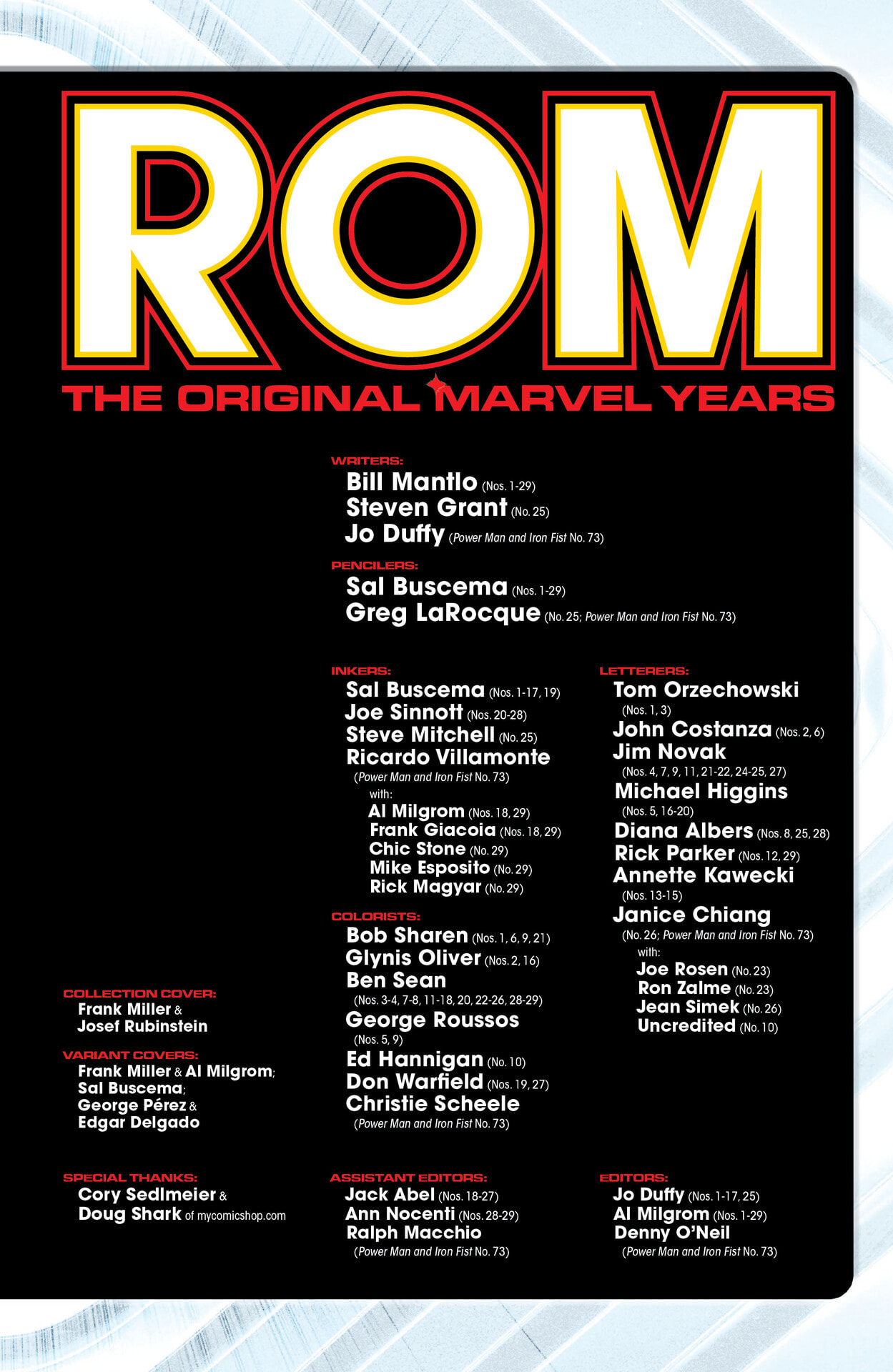 ROM: The Complete Marvel Years Omnibus (2024-) issue Vol. 1 - Page 5