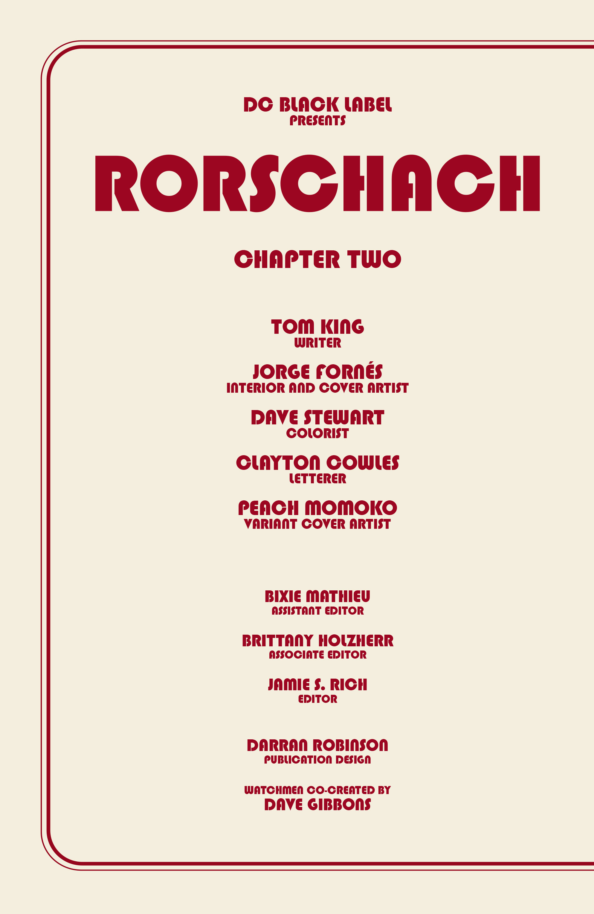 Rorschach (2020-): Chapter 2 - Page 2