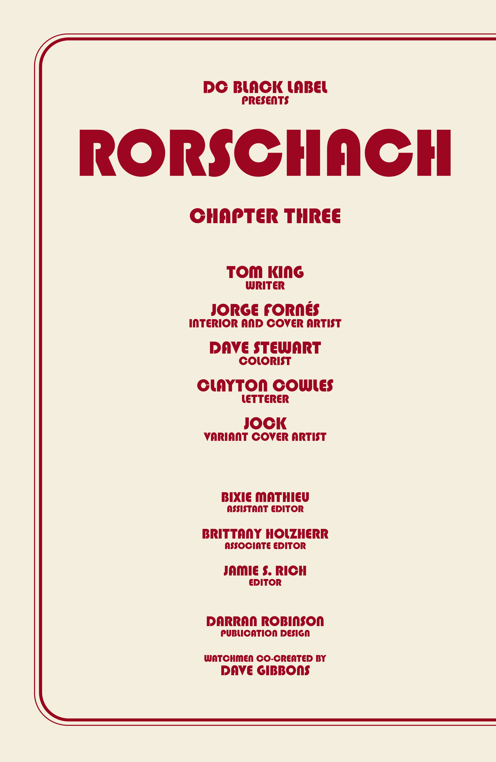 Rorschach (2020-): Chapter 3 - Page 2